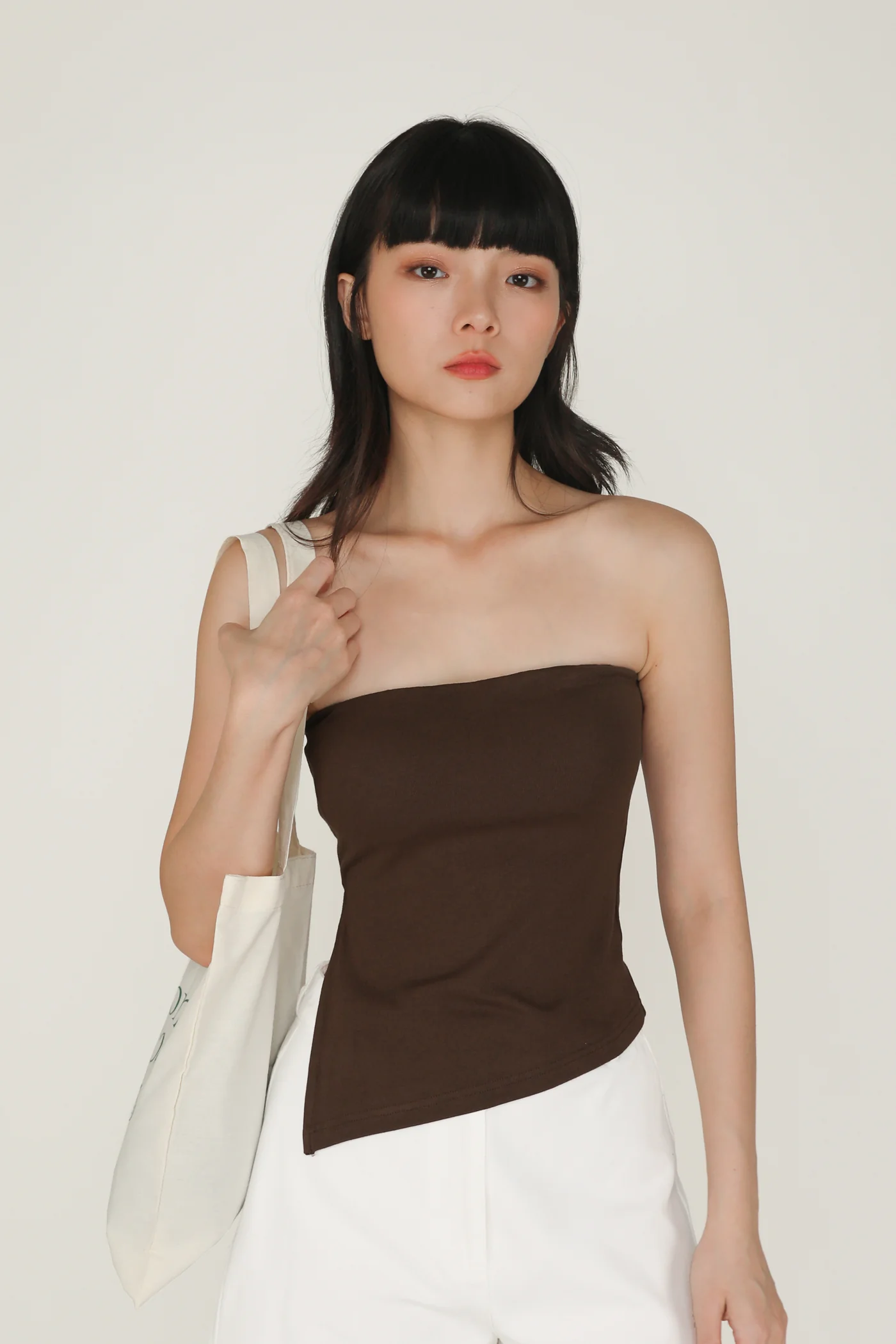 Ronni Asymmetrical Padded Tube Top - Image 41