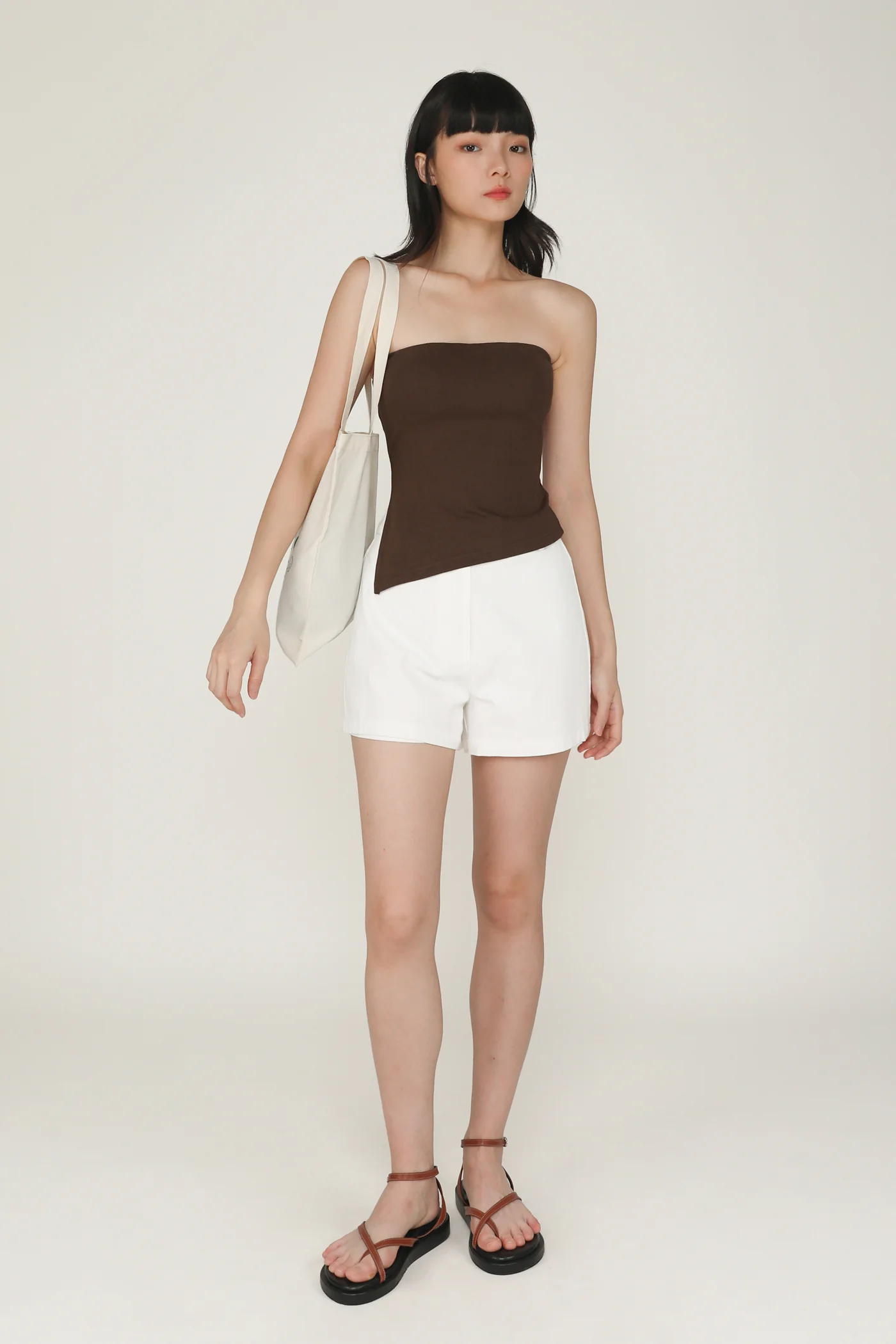 Ronni Asymmetrical Padded Tube Top - Image 42