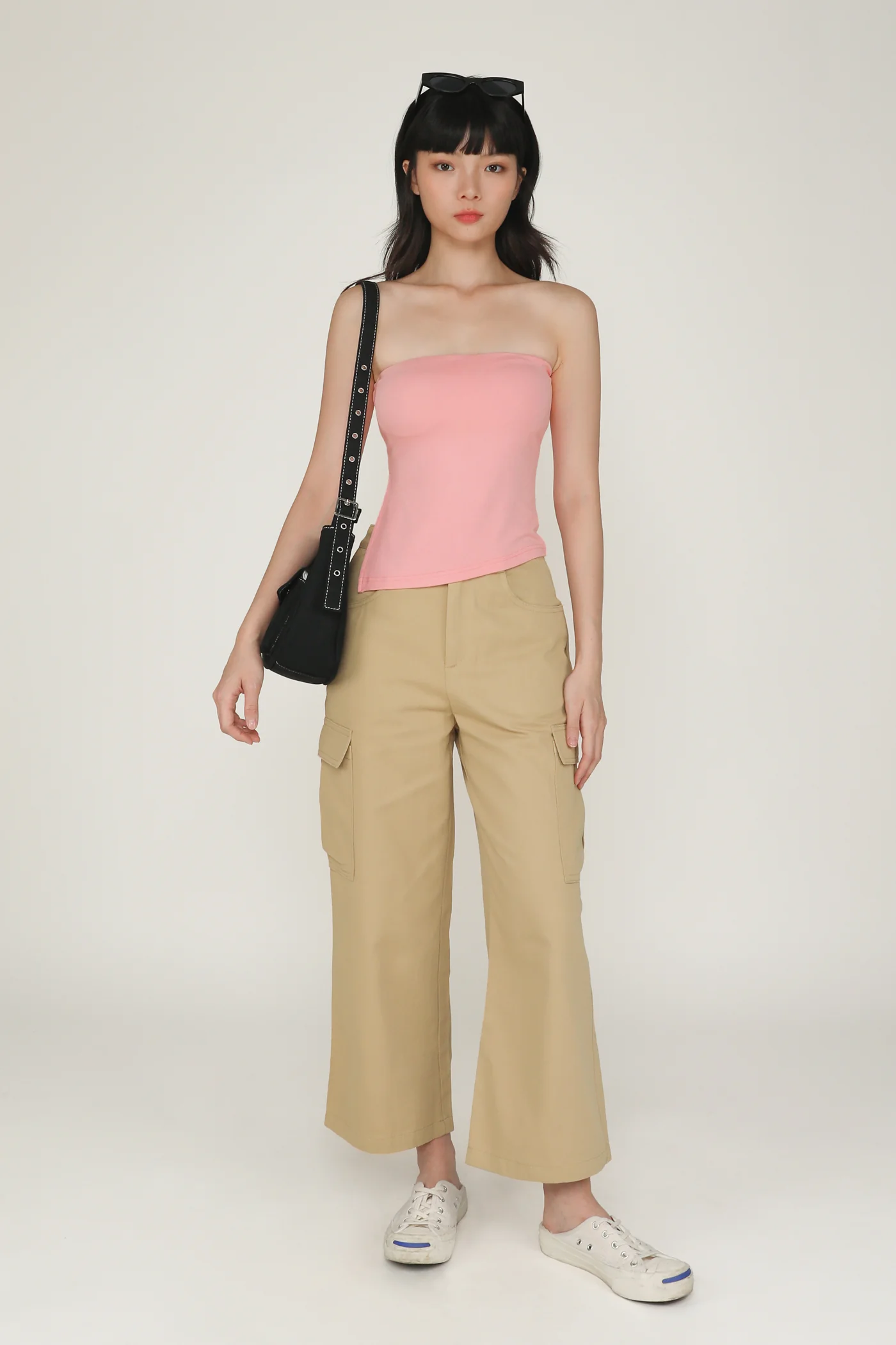 Ronni Asymmetrical Padded Tube Top - Image 51