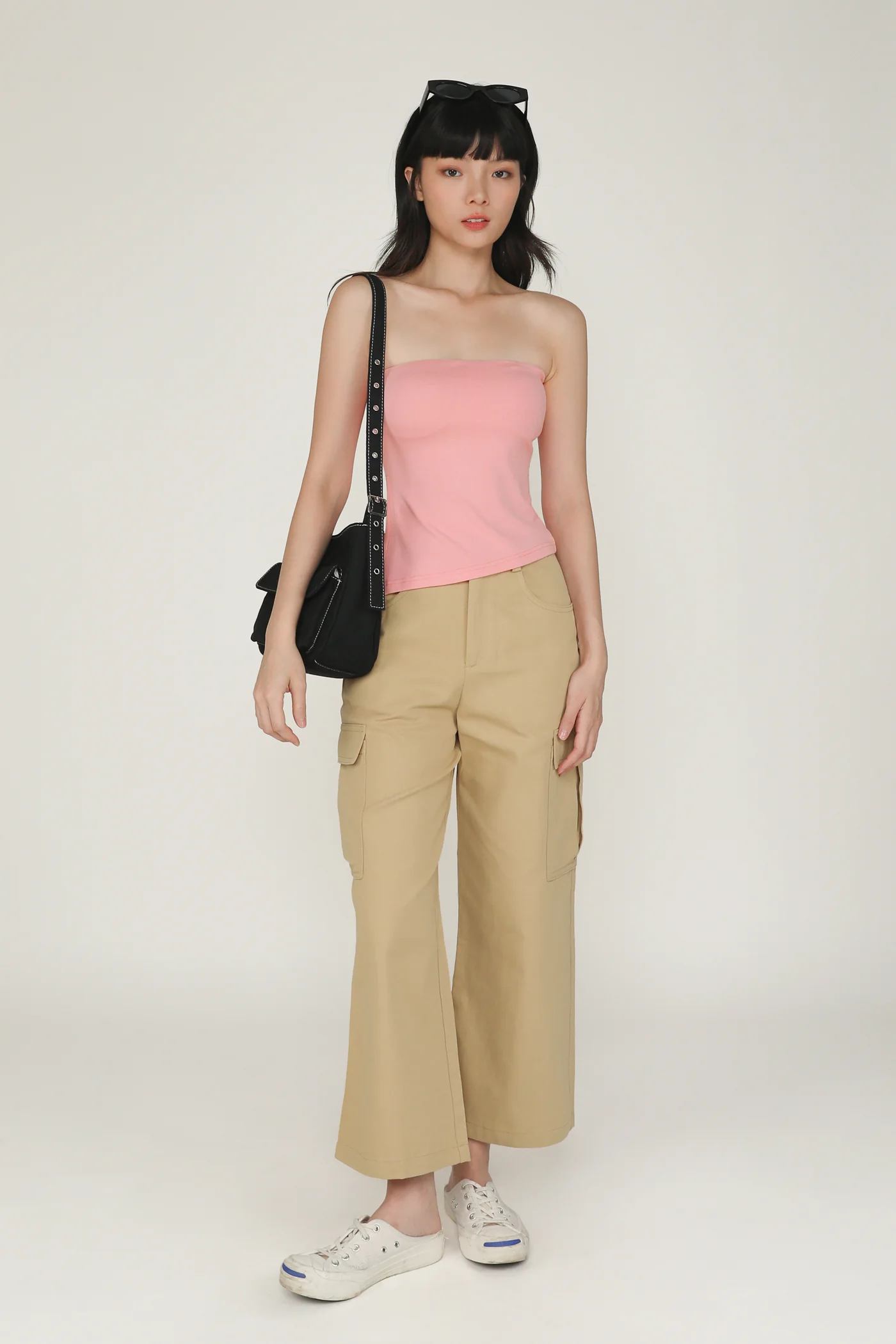 Ronni Asymmetrical Padded Tube Top - Image 56
