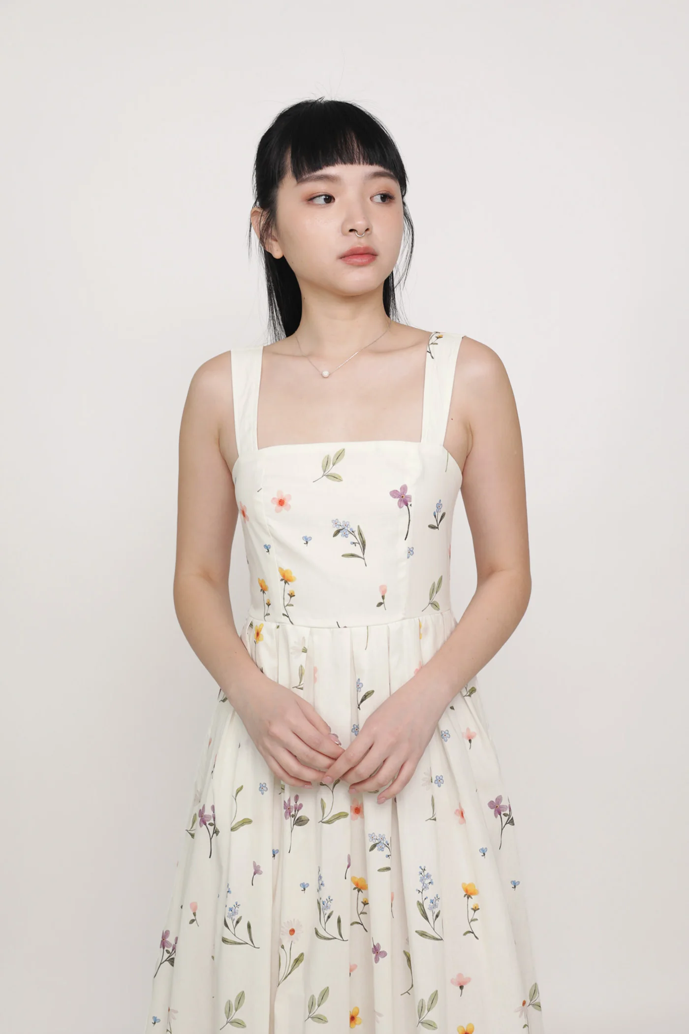 Rosalie Pleated Midi Dress - Image 3