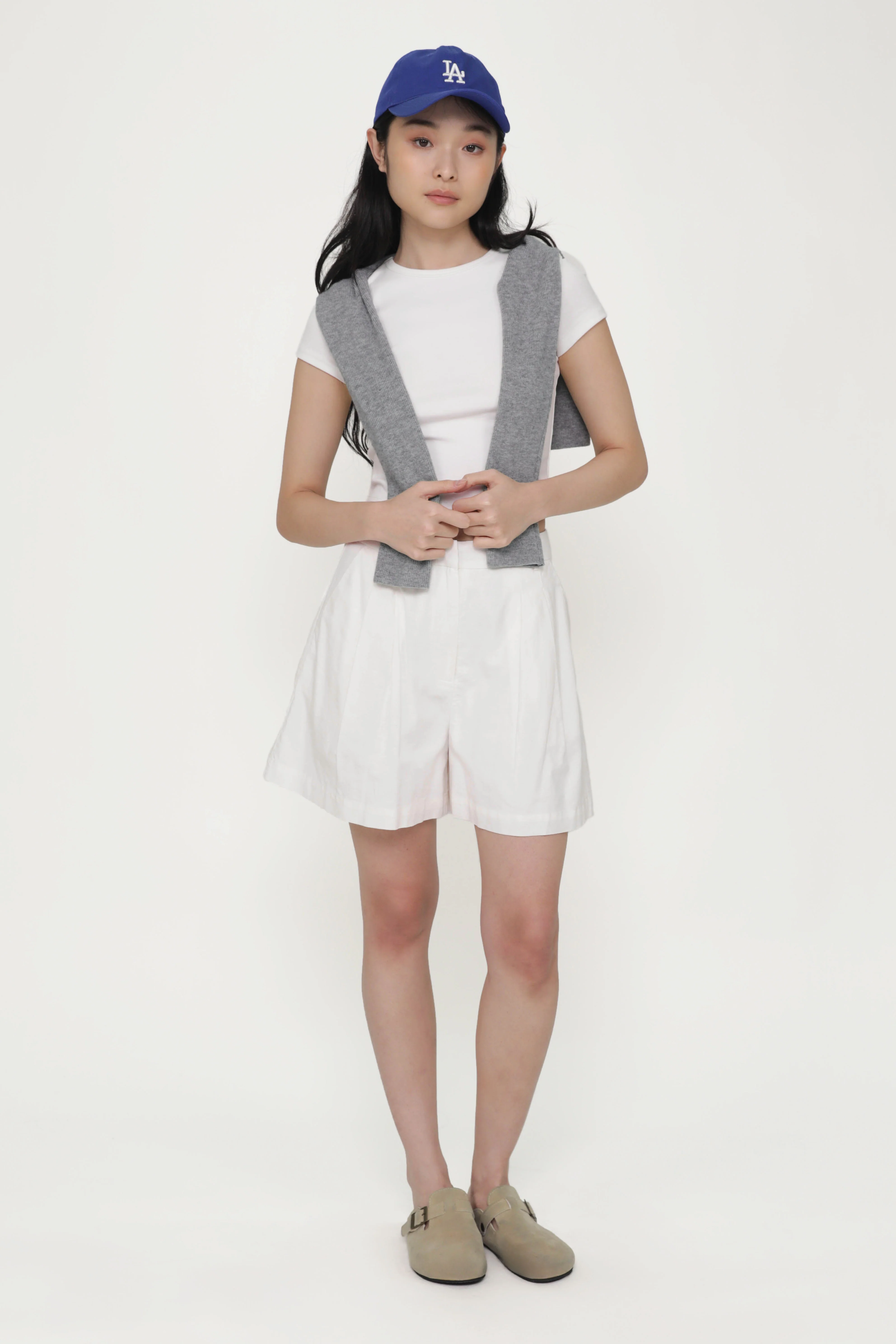 Rowley Longline Linen Shorts - Image 2