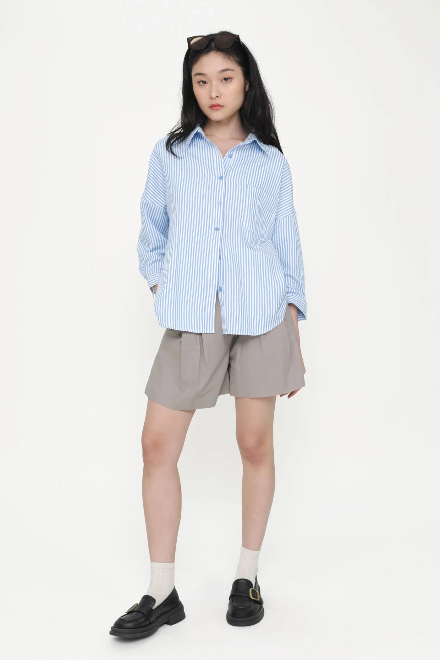 Rowley Longline Linen Shorts - Image 20