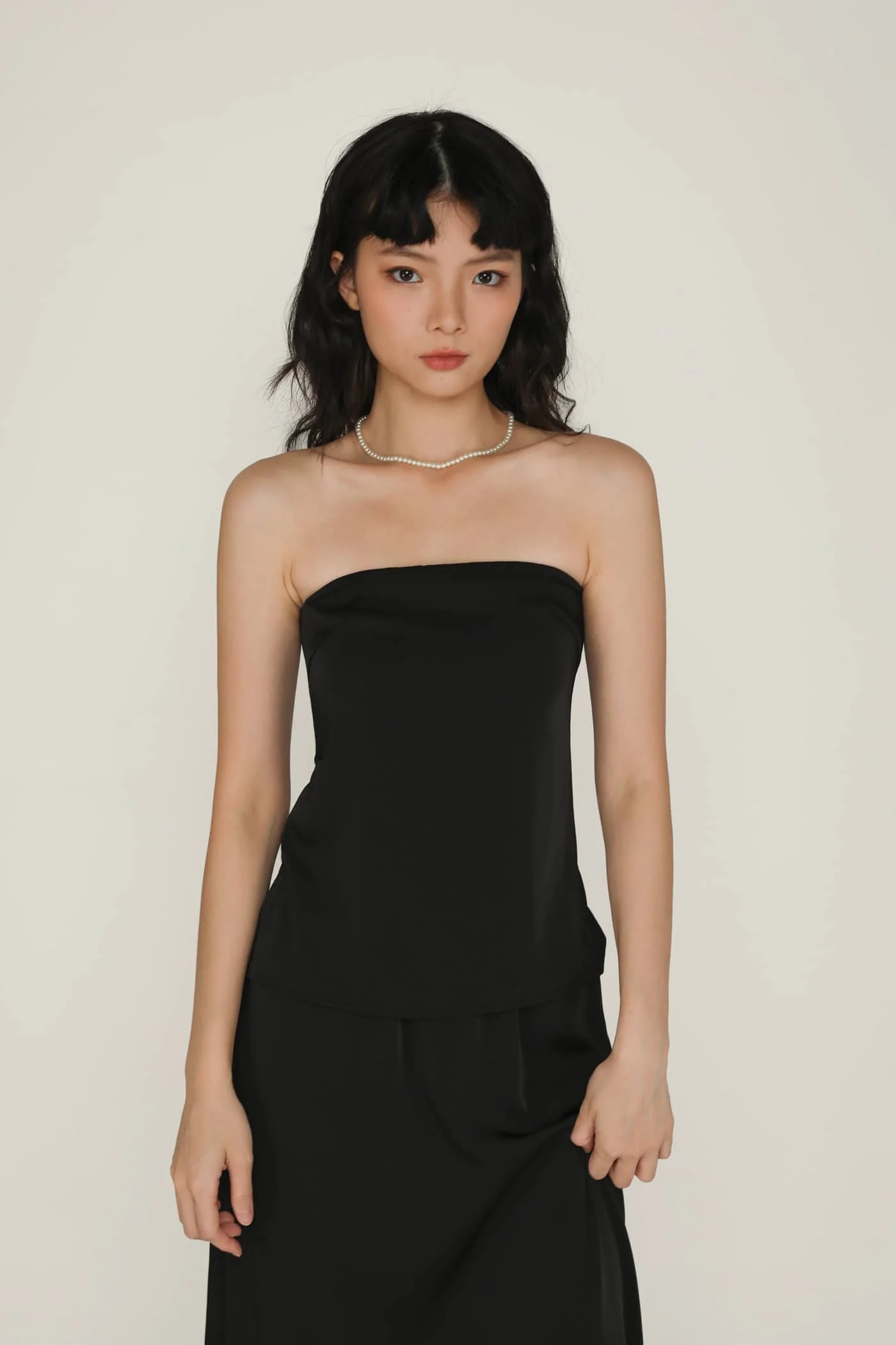 Roxanne Satin Tube Top - Image 13