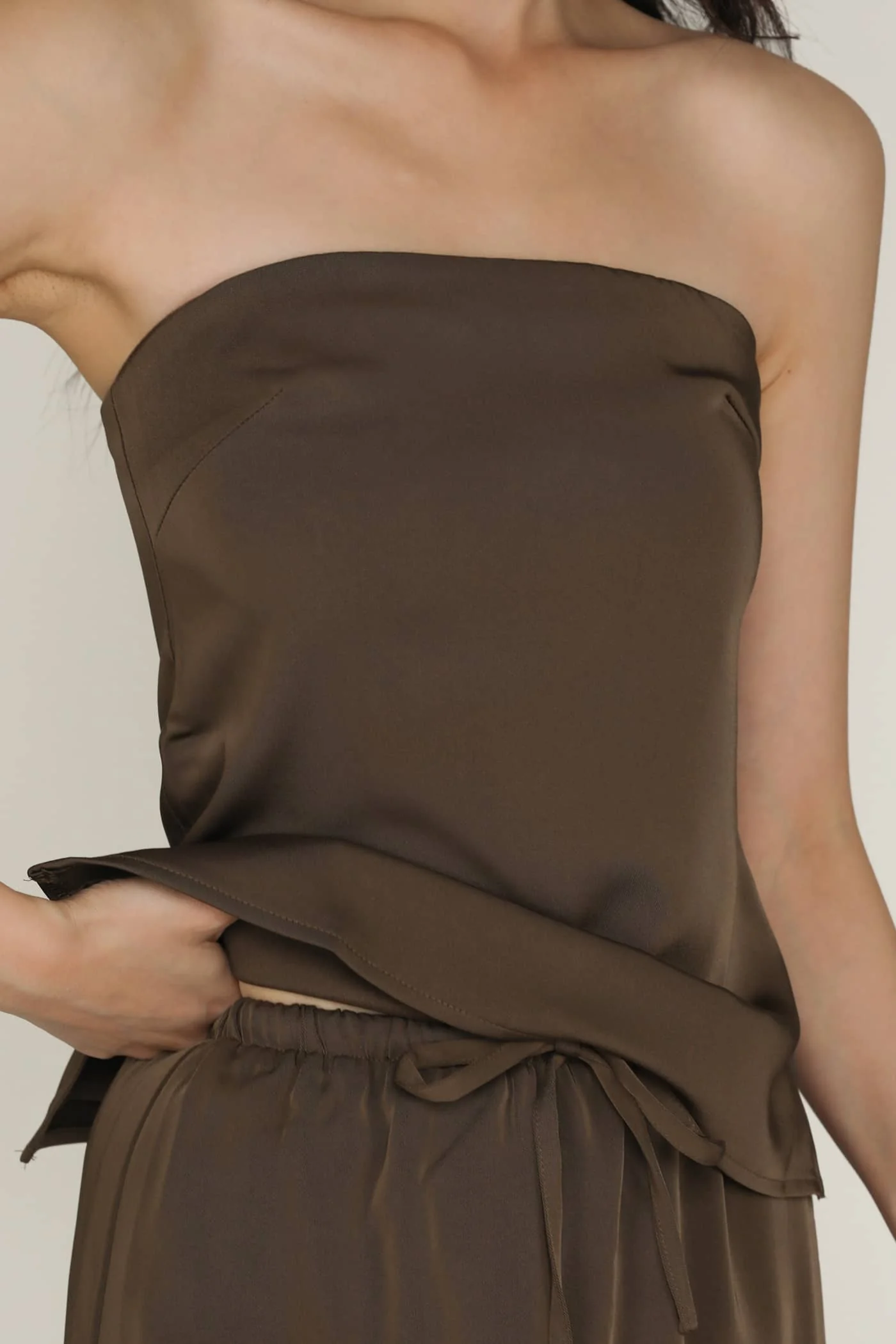 Roxanne Satin Tube Top - Image 16