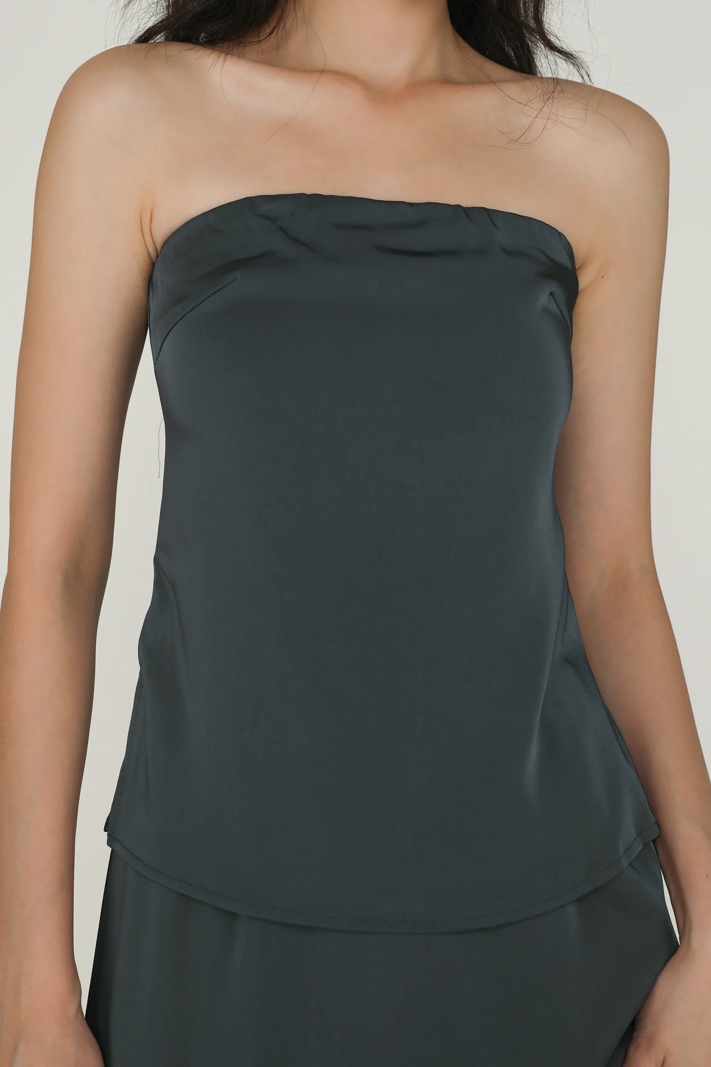 Roxanne Satin Tube Top - Image 21