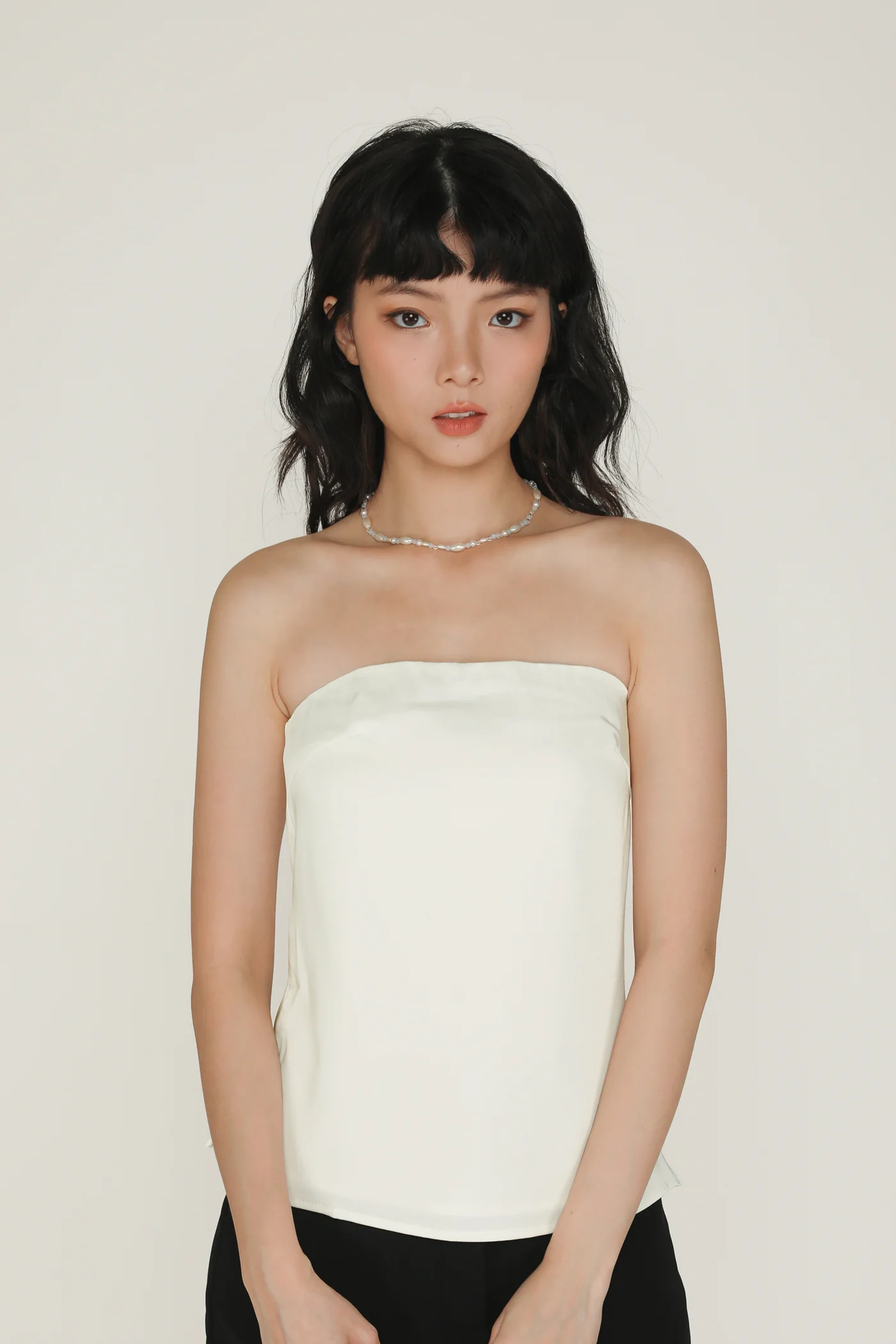 Roxanne Satin Tube Top - Image 8