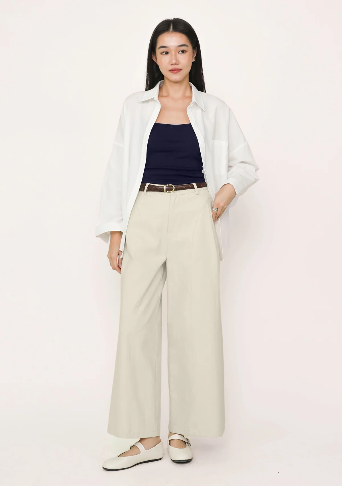Ruben Pleated Wide Leg Pants