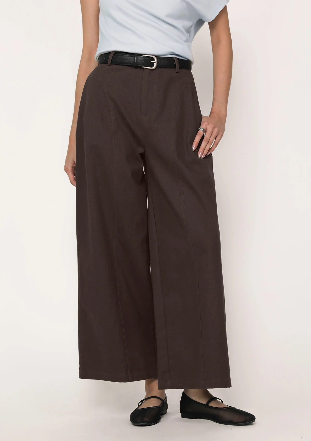 Ruben Pleated Wide Leg Pants - Image 10