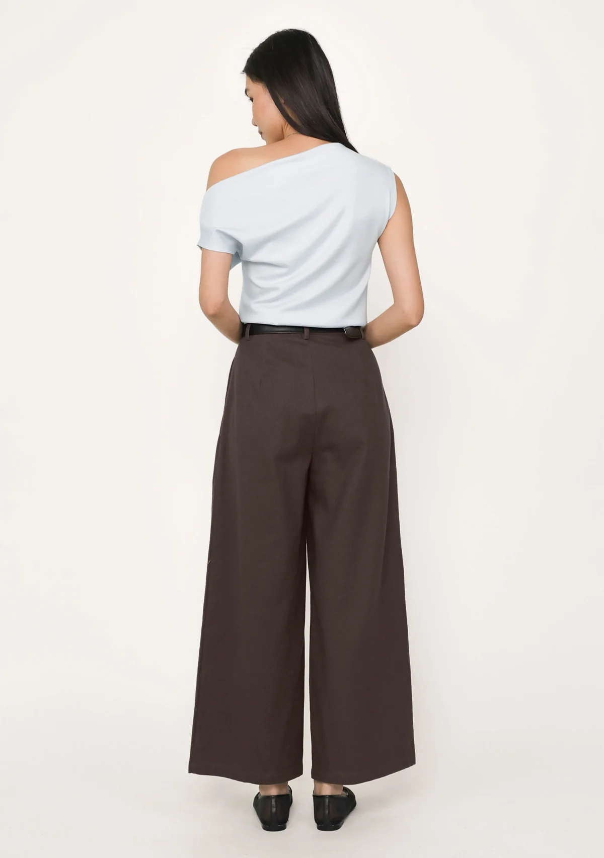 Ruben Pleated Wide Leg Pants - Image 11
