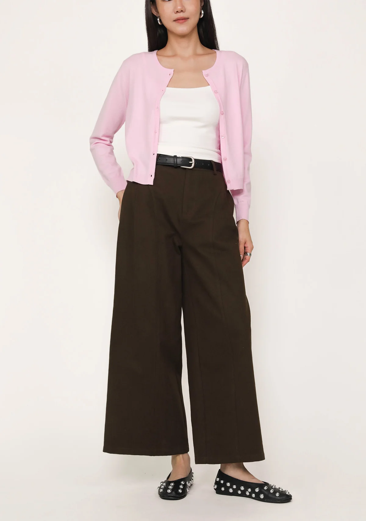 Ruben Pleated Wide Leg Pants - Image 12