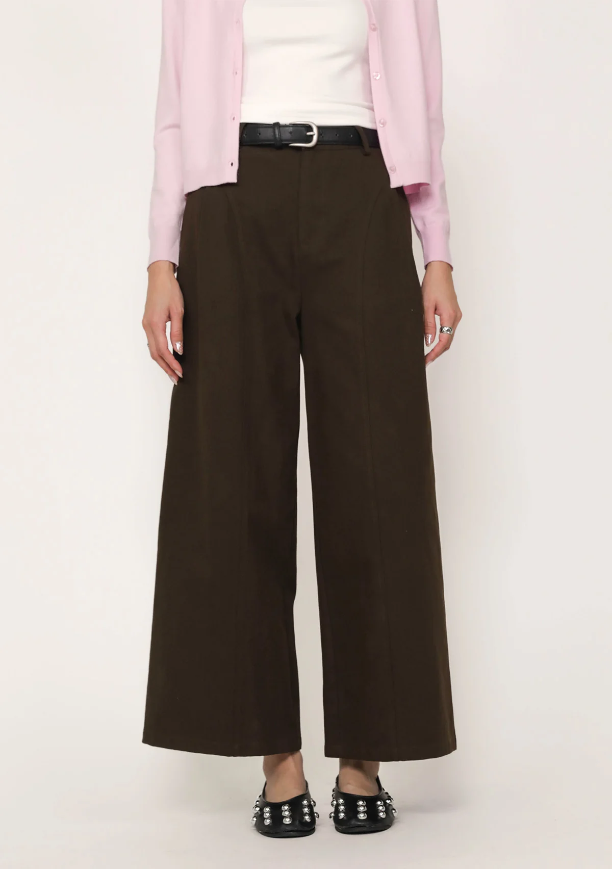 Ruben Pleated Wide Leg Pants - Image 14