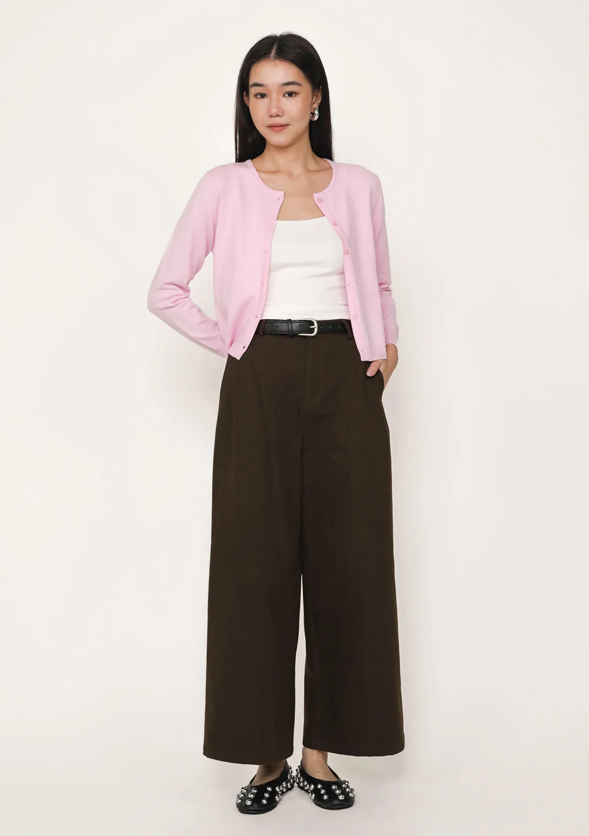 Ruben Pleated Wide Leg Pants - Image 3