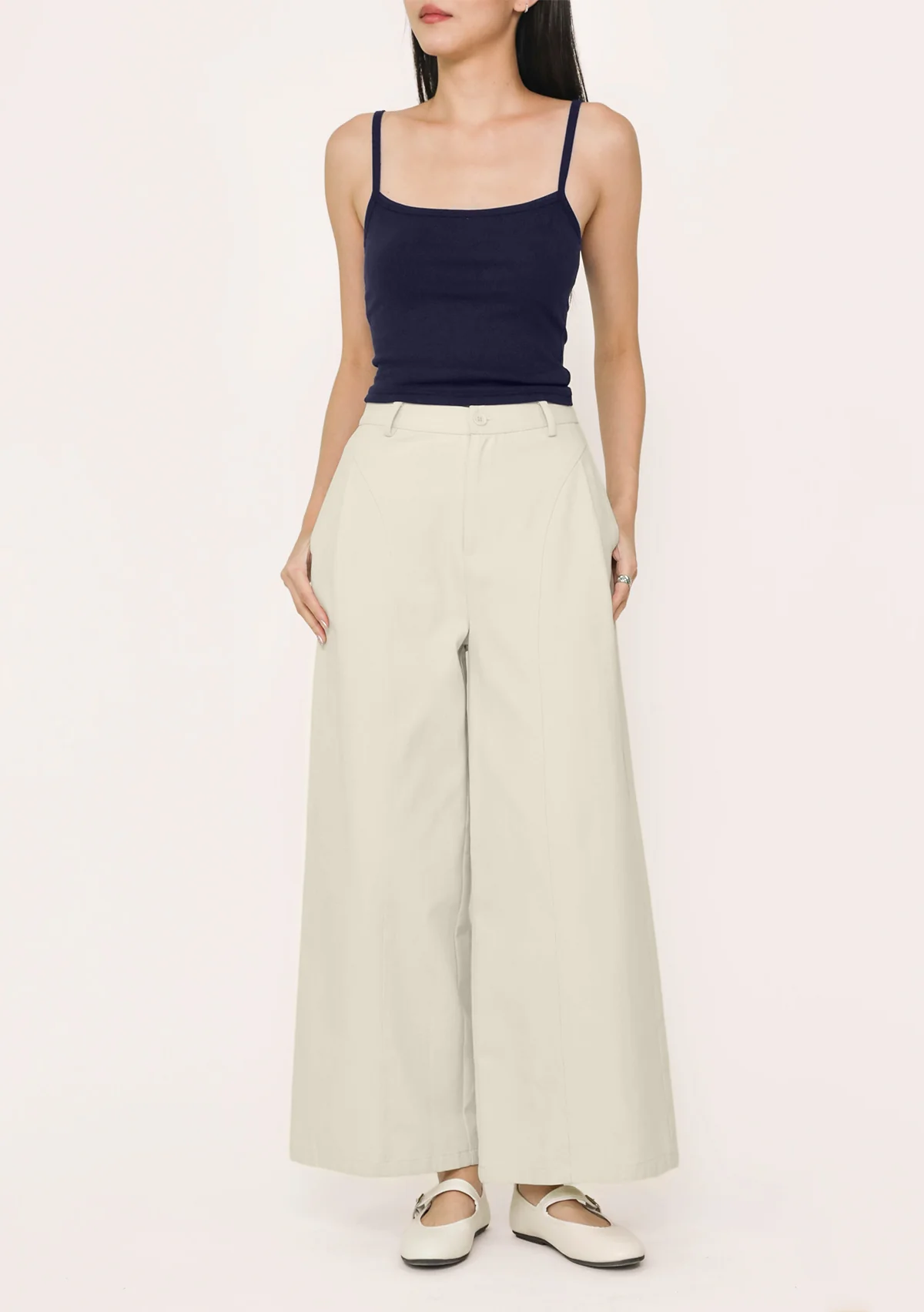 Ruben Pleated Wide Leg Pants - Image 4