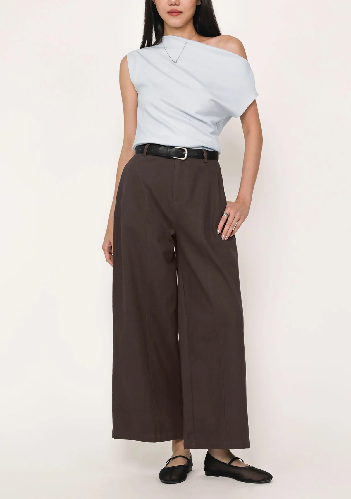 Ruben Pleated Wide Leg Pants - Image 8