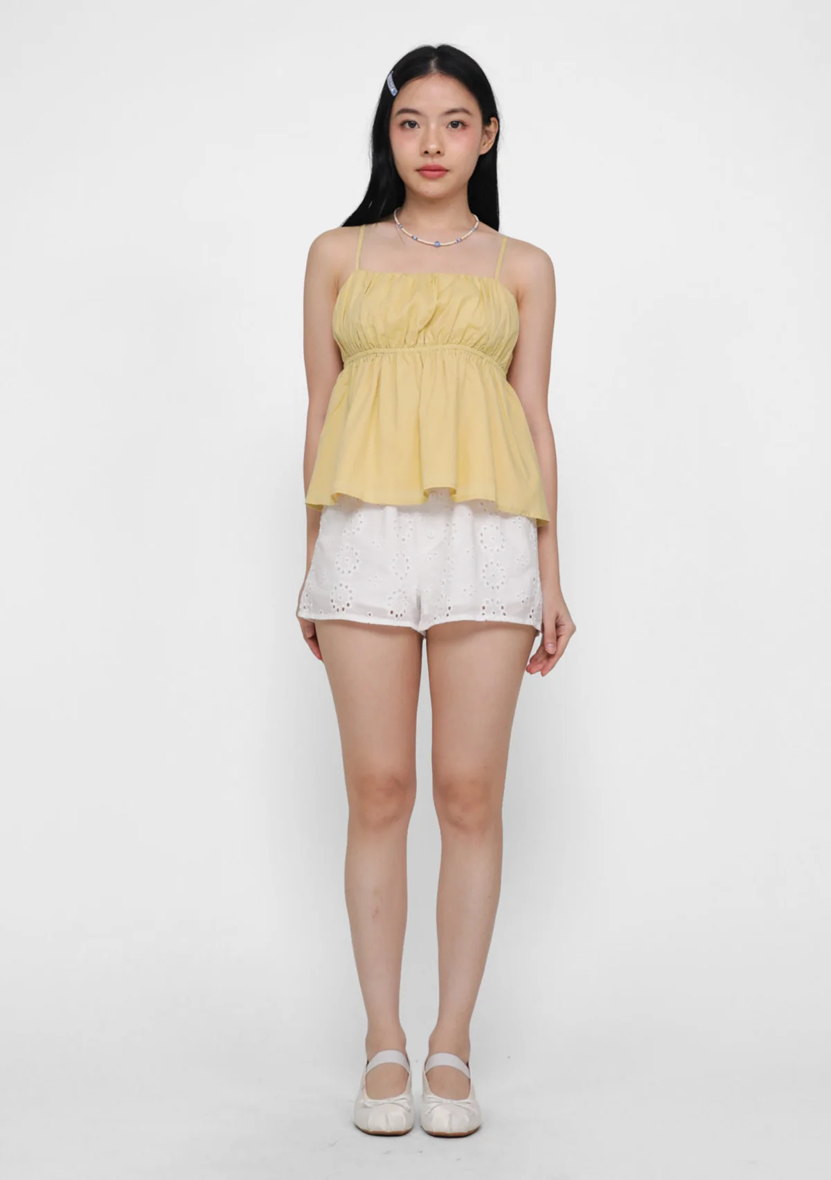 Lila Ruched Front Babydoll Top - Image 15