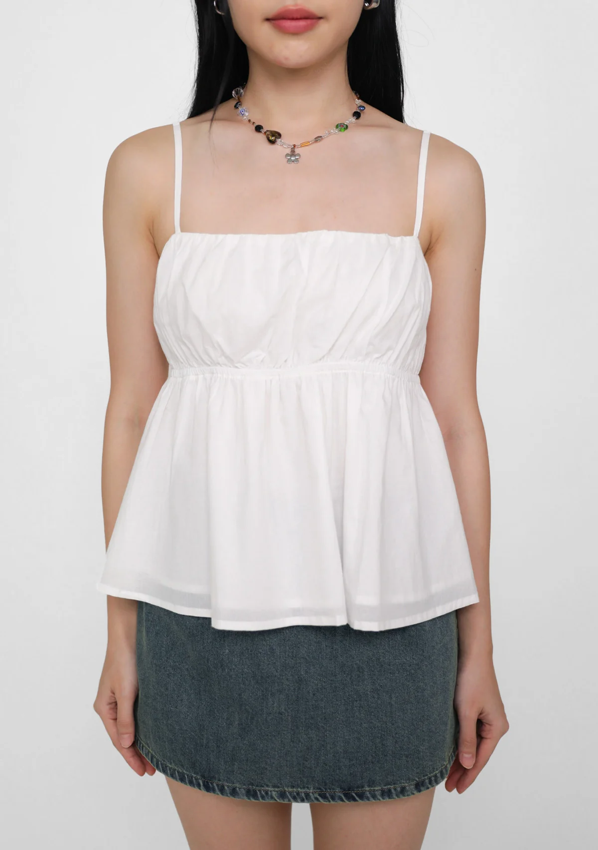 Lila Ruched Front Babydoll Top - Image 4