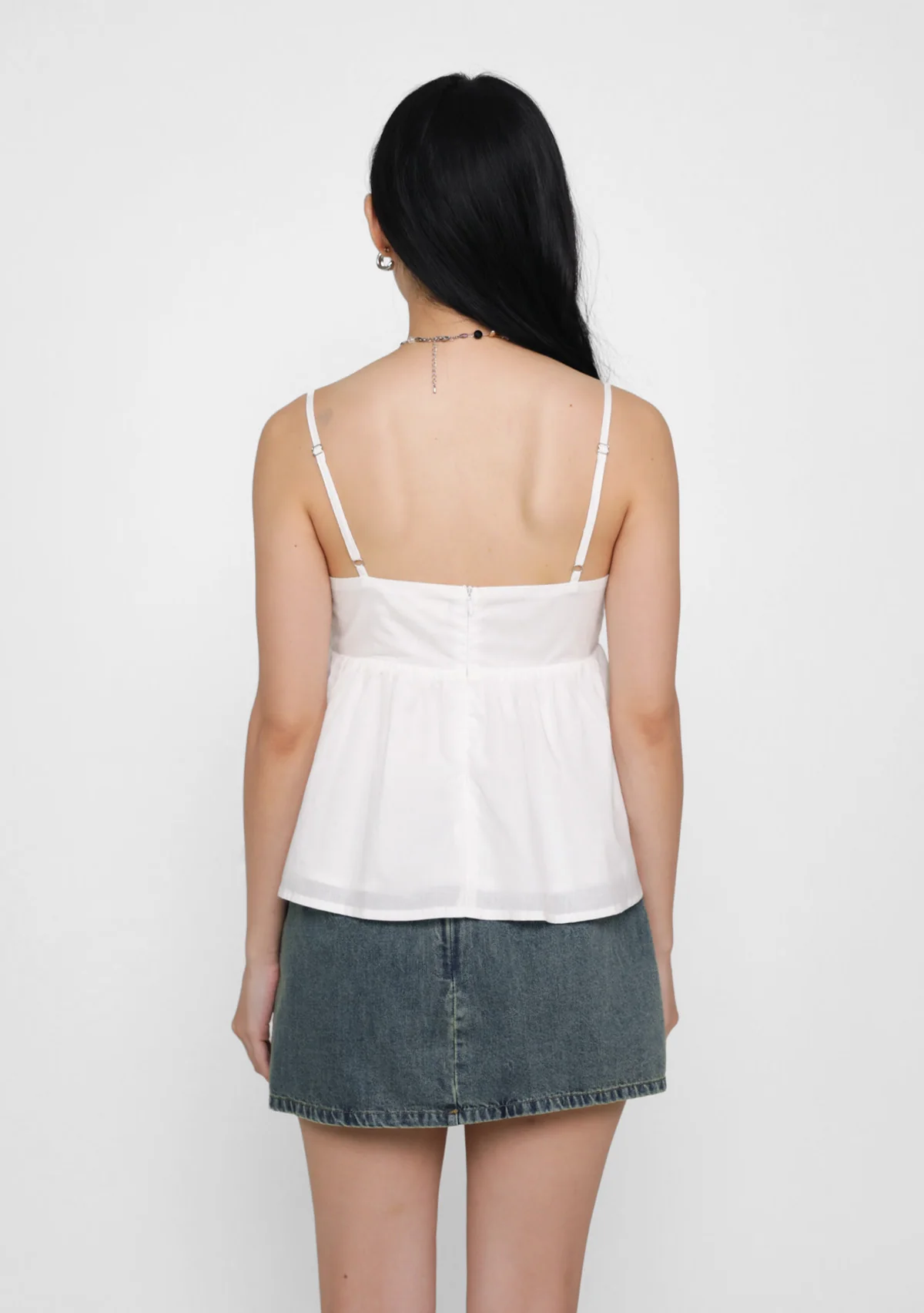 Lila Ruched Front Babydoll Top - Image 5