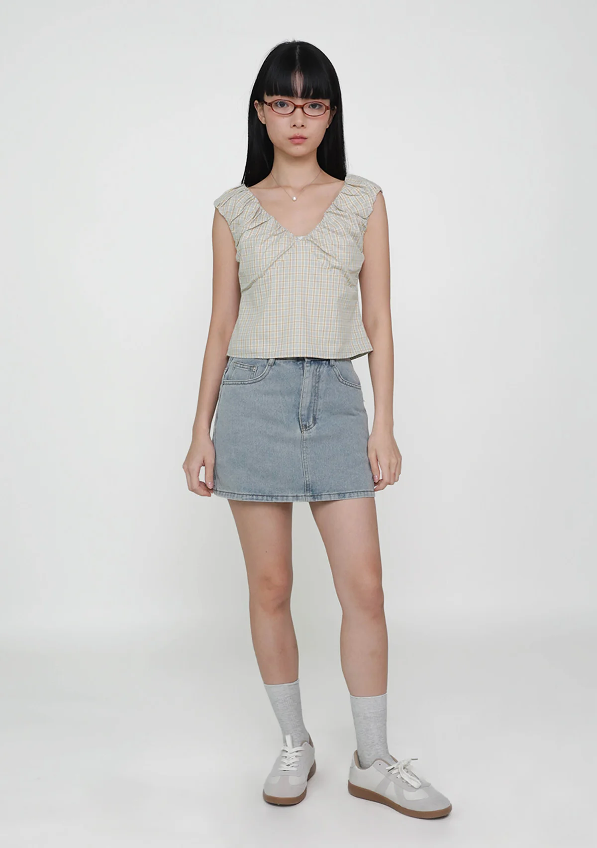 Monika Ruched Shoulder Top - Image 18