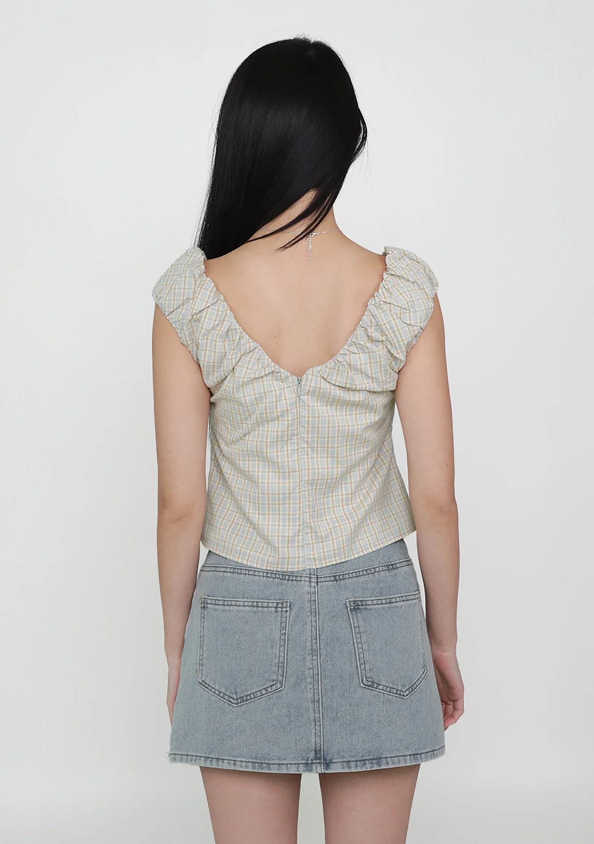 Monika Ruched Shoulder Top - Image 22