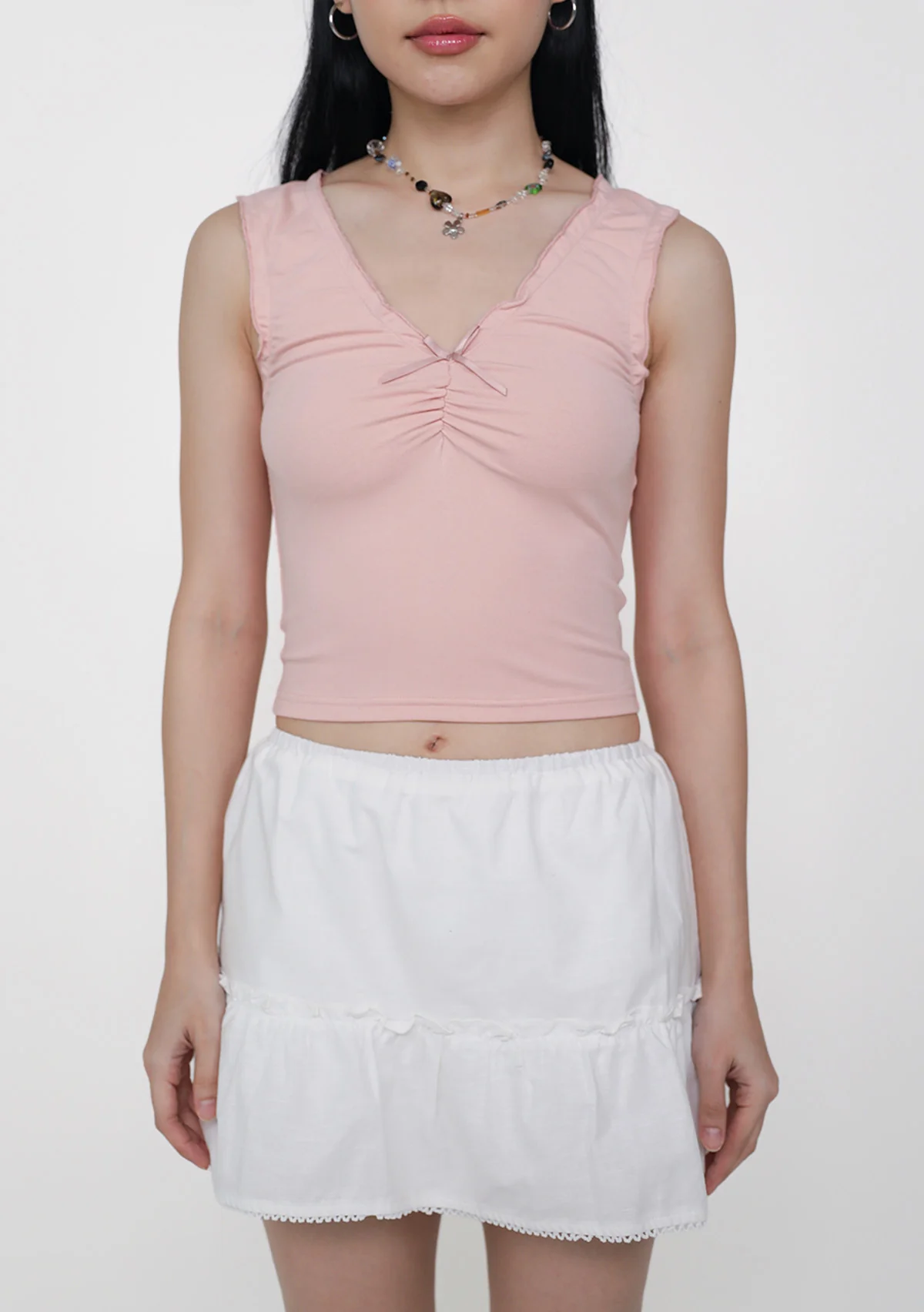 Jasleen Ribbon Ruched Top - Image 15