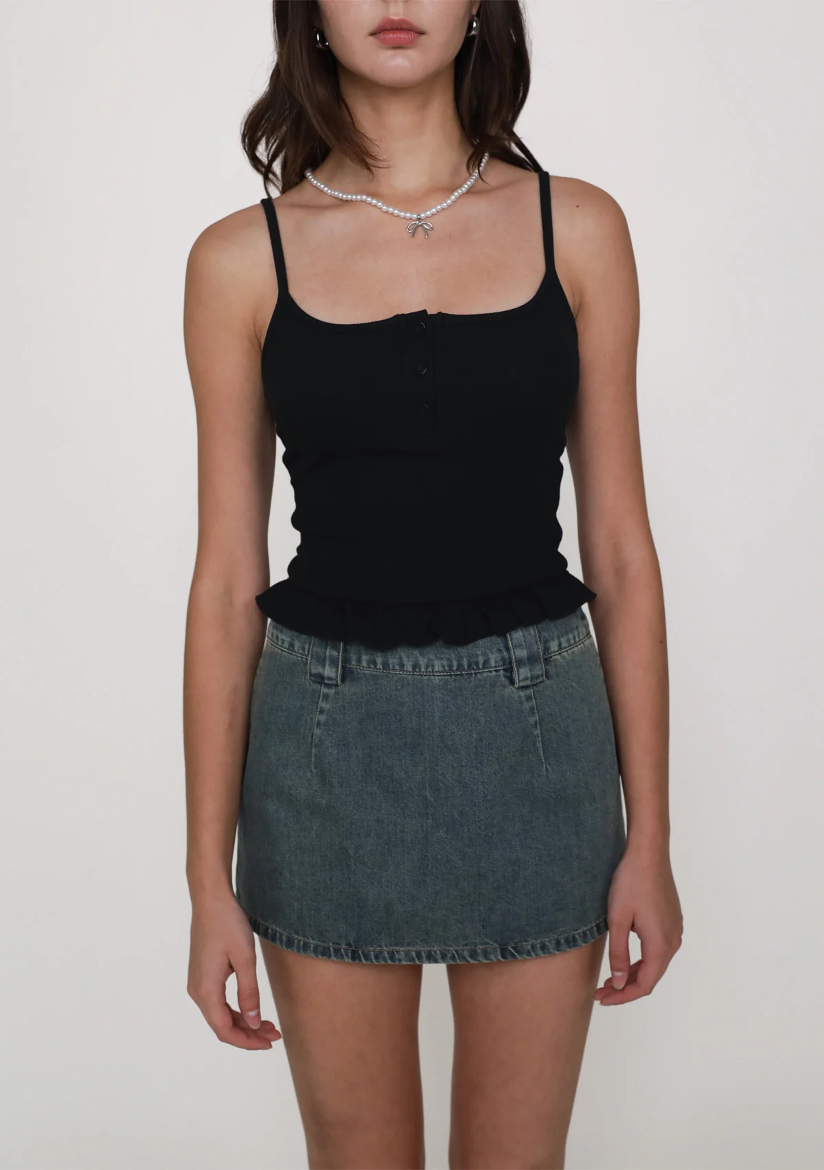 Kira Ruffles Button Padded Top - Image 10