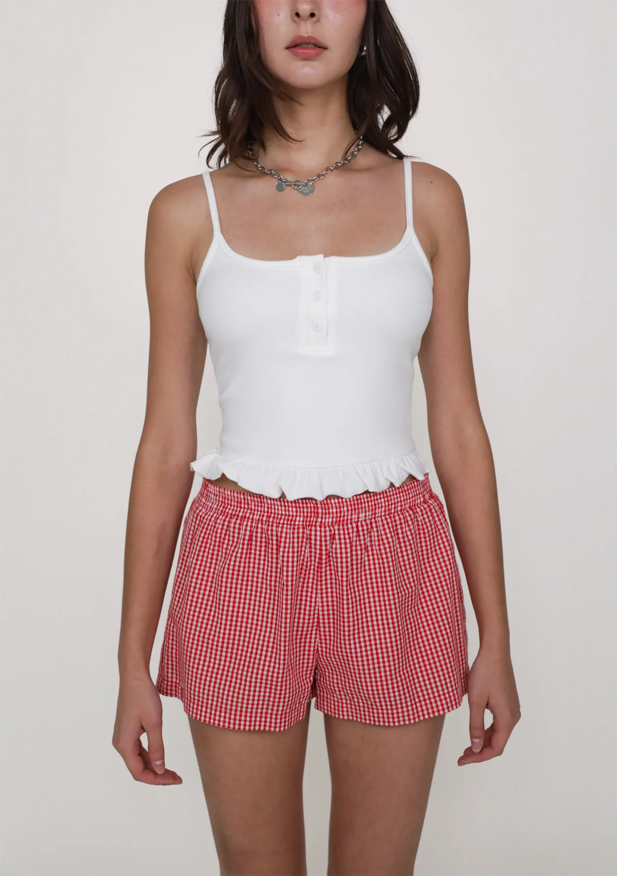 Kira Ruffles Button Padded Top - Image 6