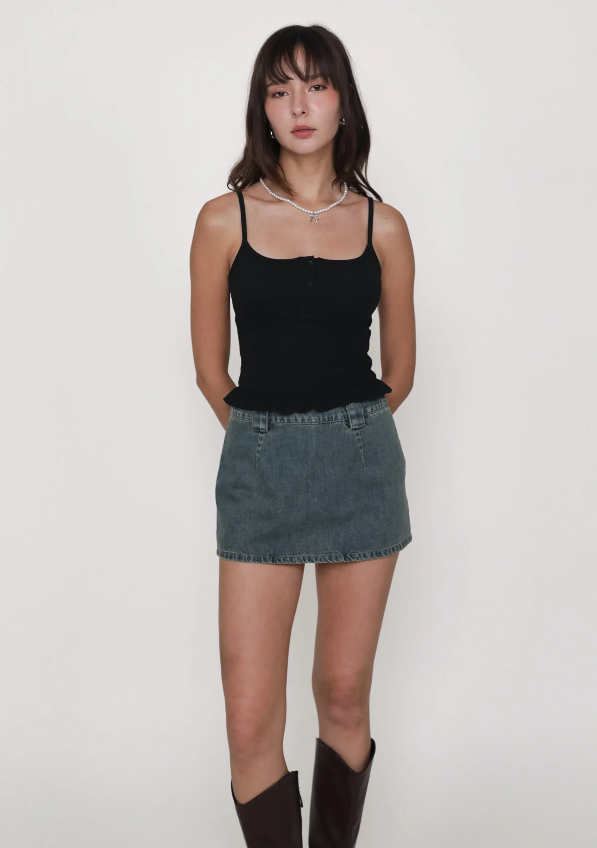 Kira Ruffles Button Padded Top - Image 8