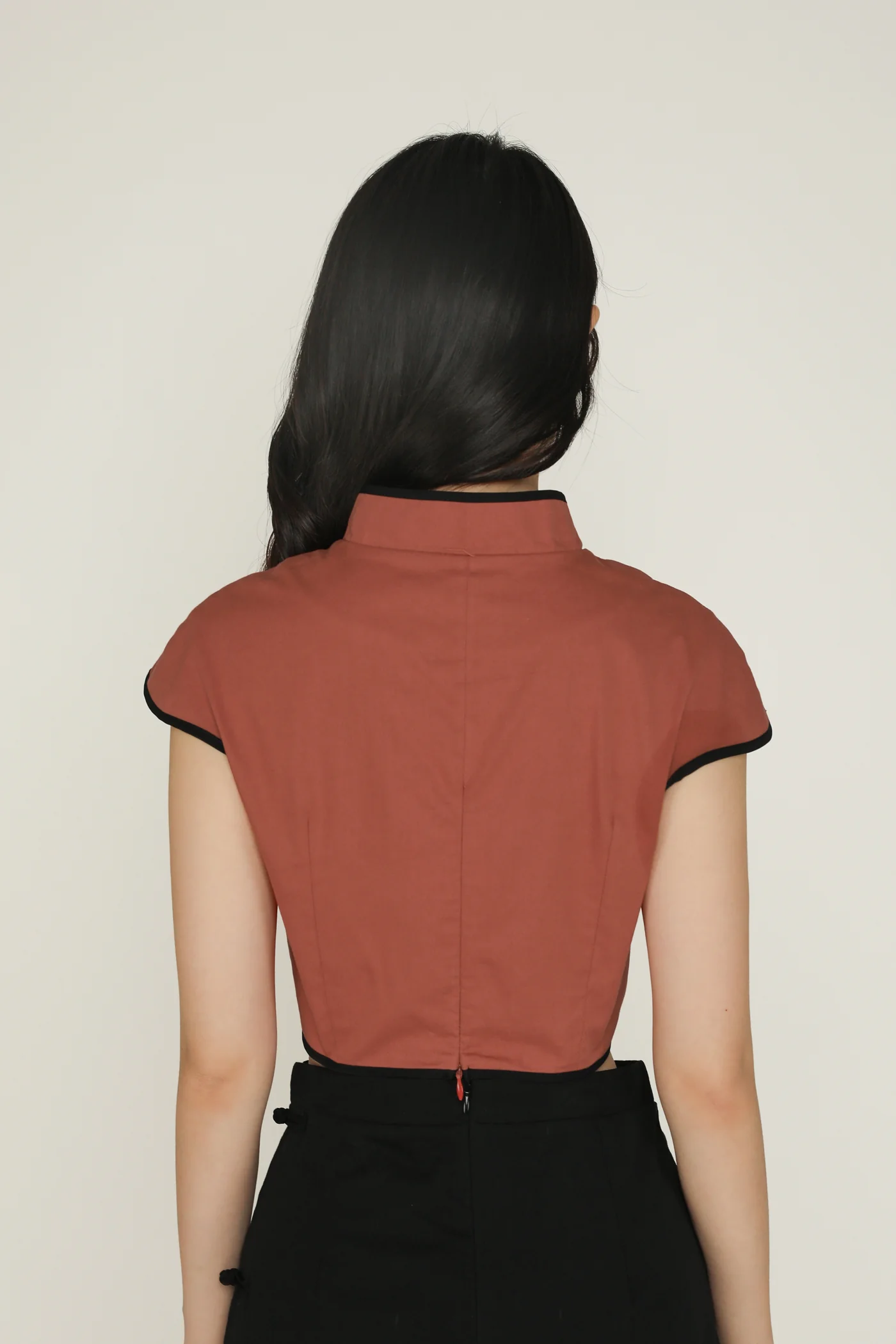 Rui Qipao Curved Hem Top - Image 33