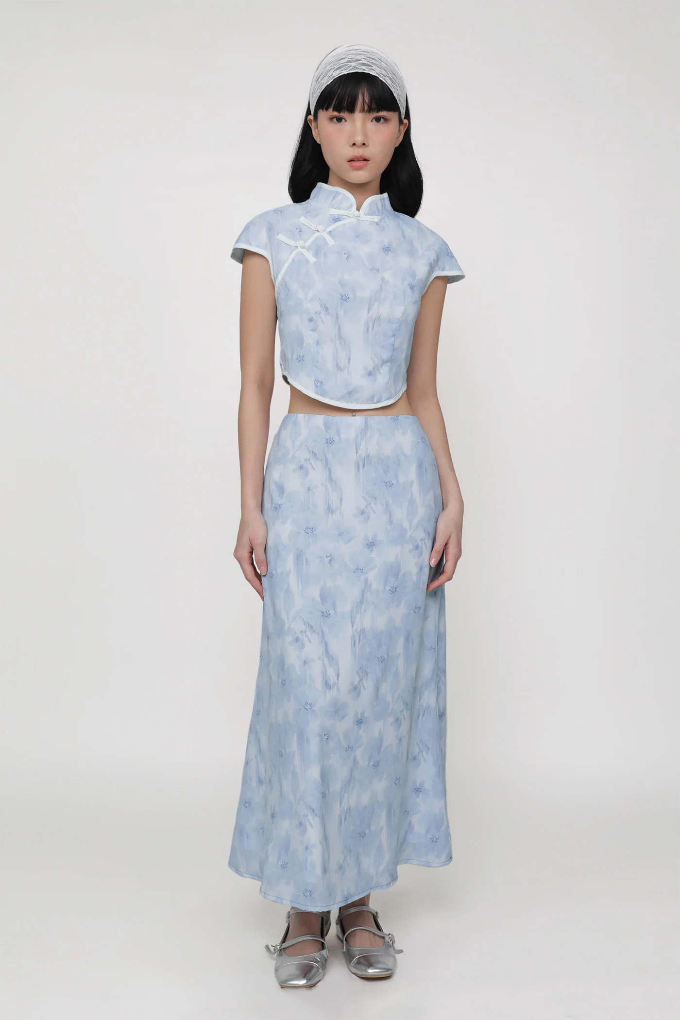 Rui Qipao Curved Hem Top - Image 38
