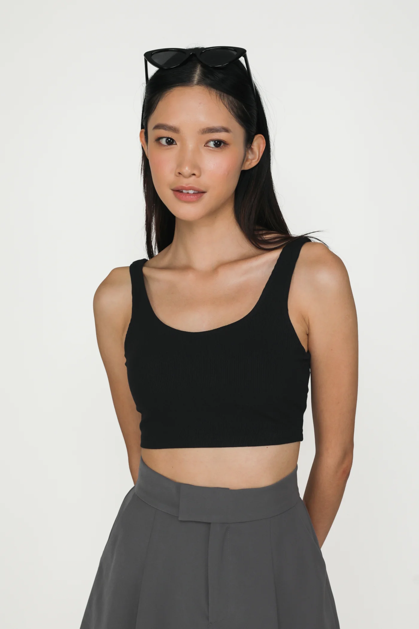 Rylie Ribbed Padded Top - Image 12