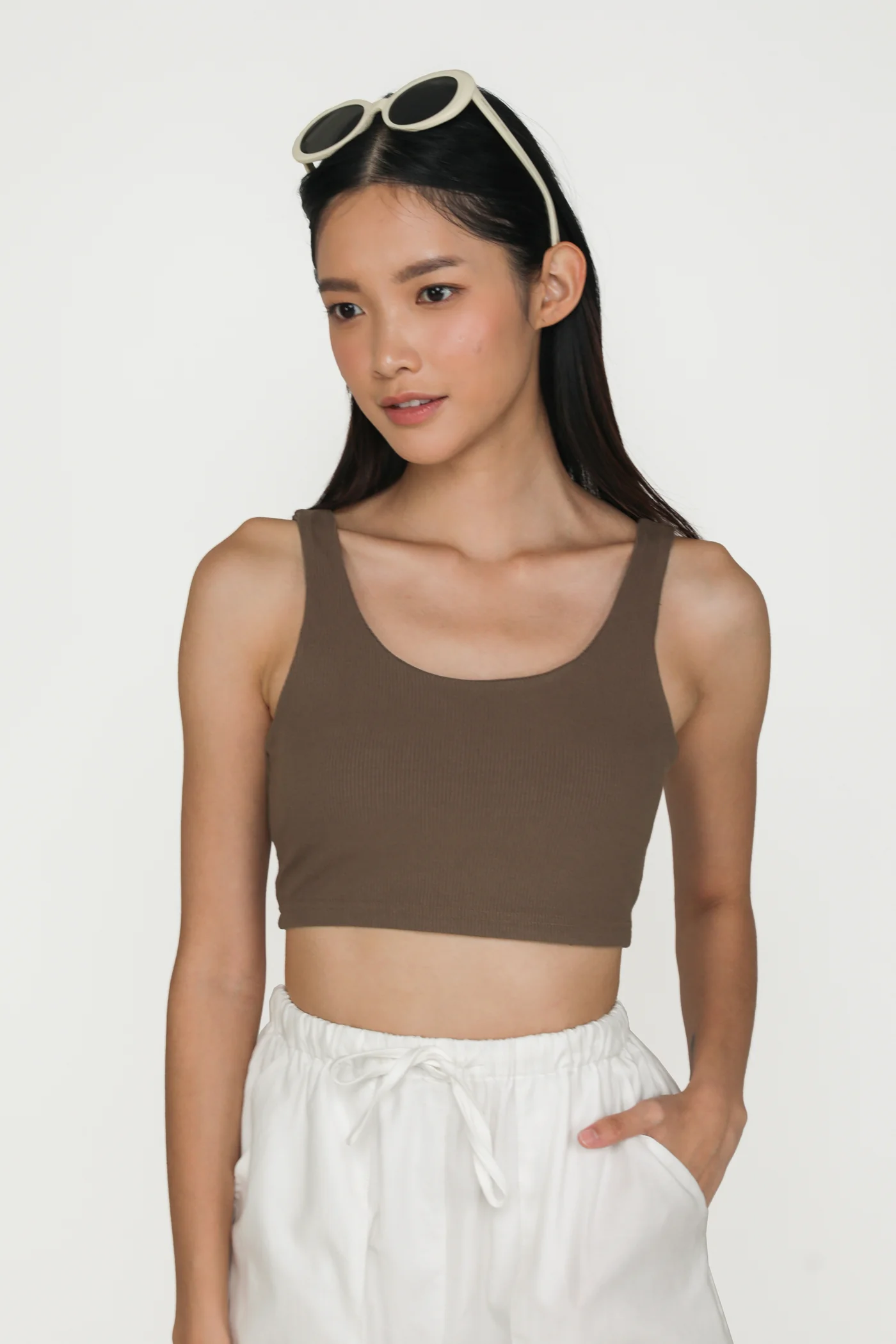 Rylie Ribbed Padded Top - Image 3