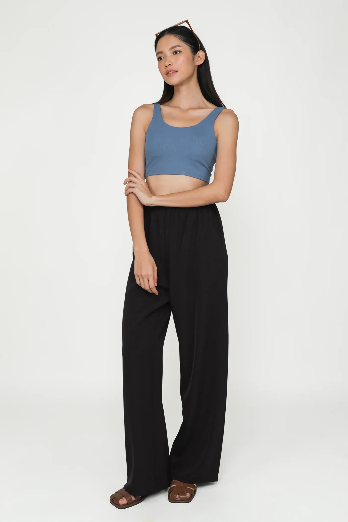 Rylie Ribbed Padded Top - Image 41