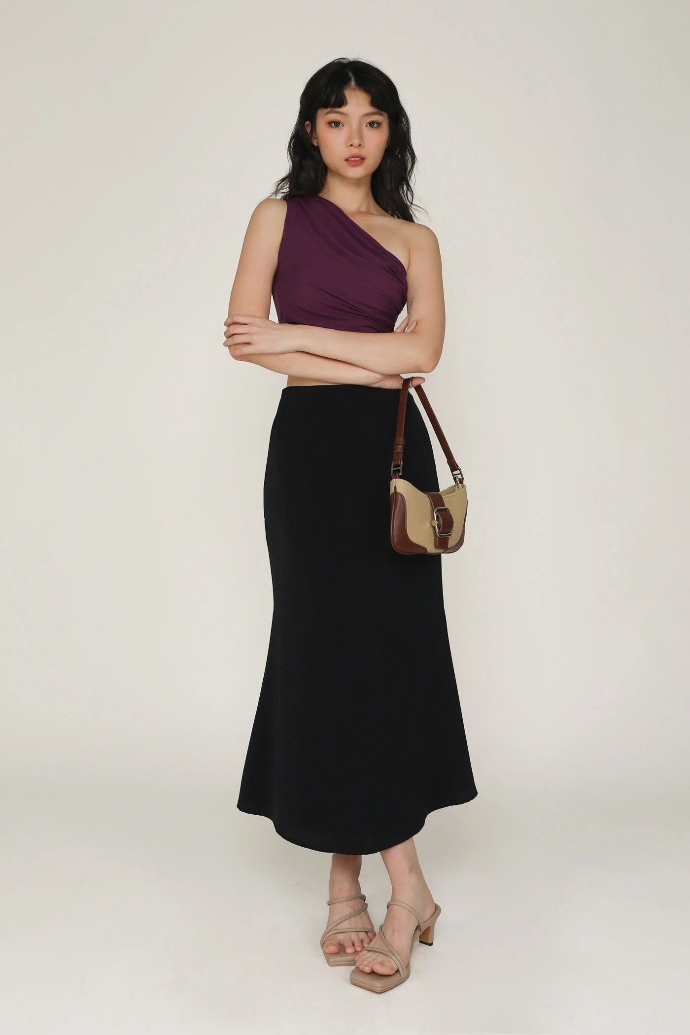 Ryna Ruched Toga Crop Top - Image 31