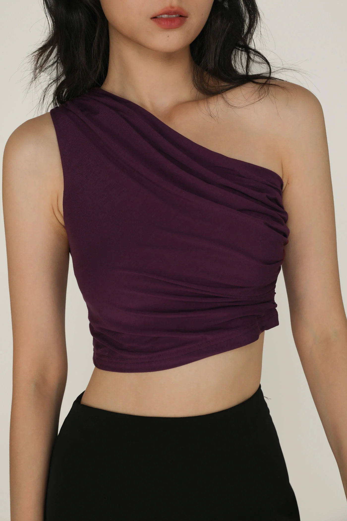 Ryna Ruched Toga Crop Top - Image 34