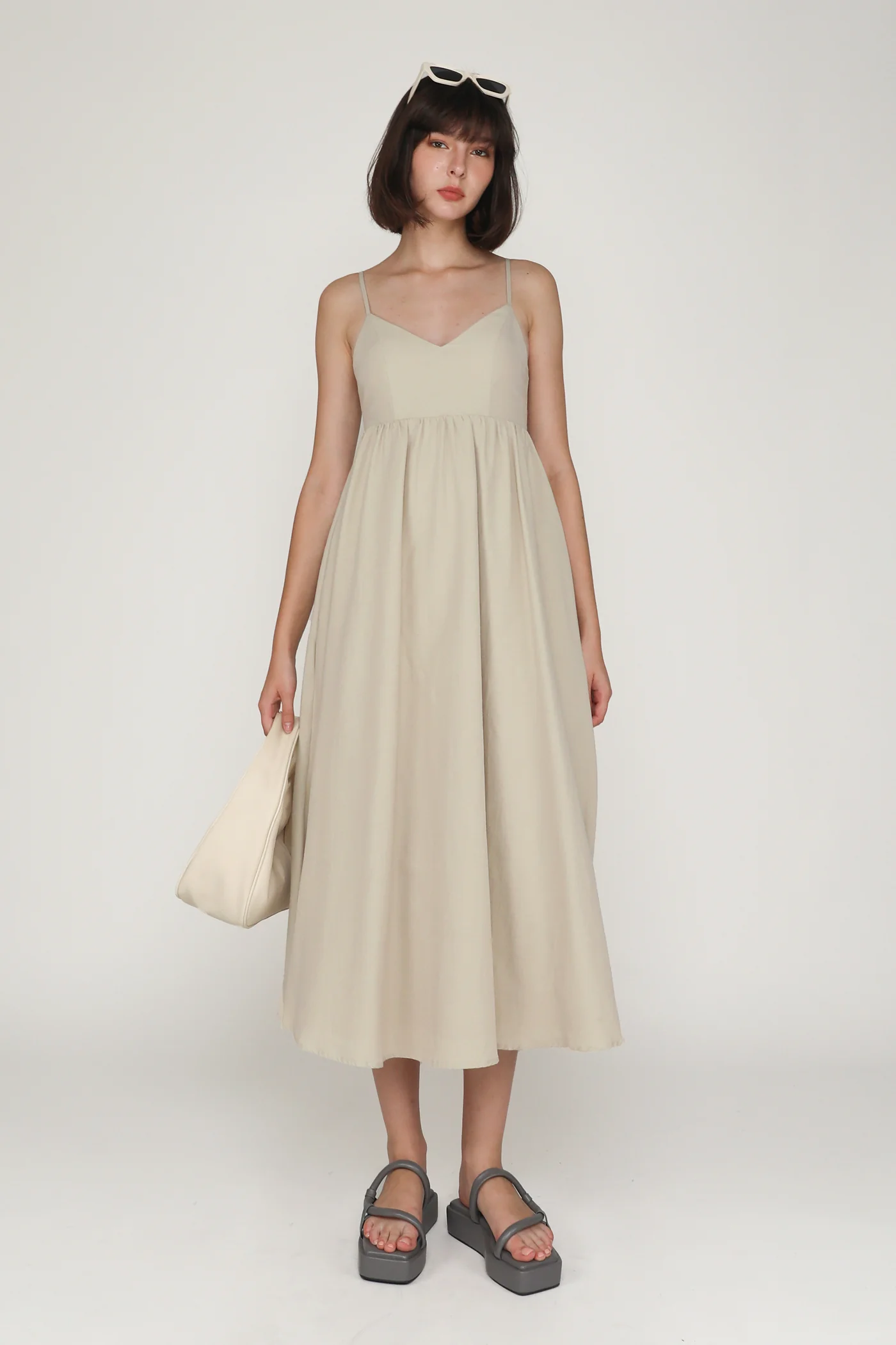 Sade Cotton Midi Dress - Image 16
