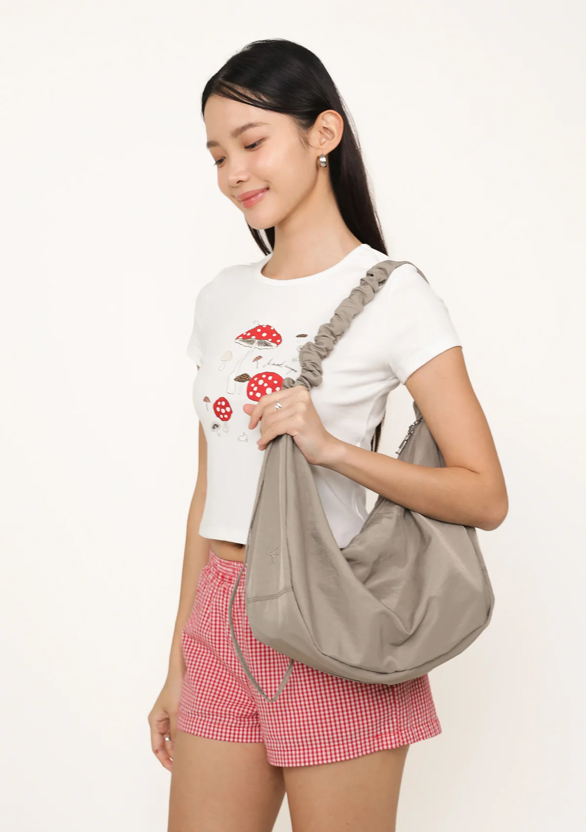 Saffy Hobo Ruched Sling Bag - Image 2