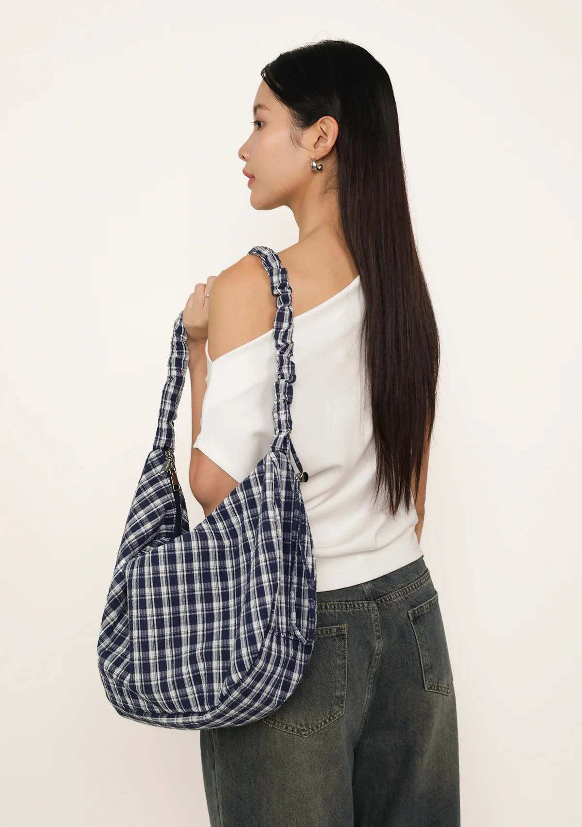 Saffy Hobo Ruched Sling Bag (Prints) - Image 10