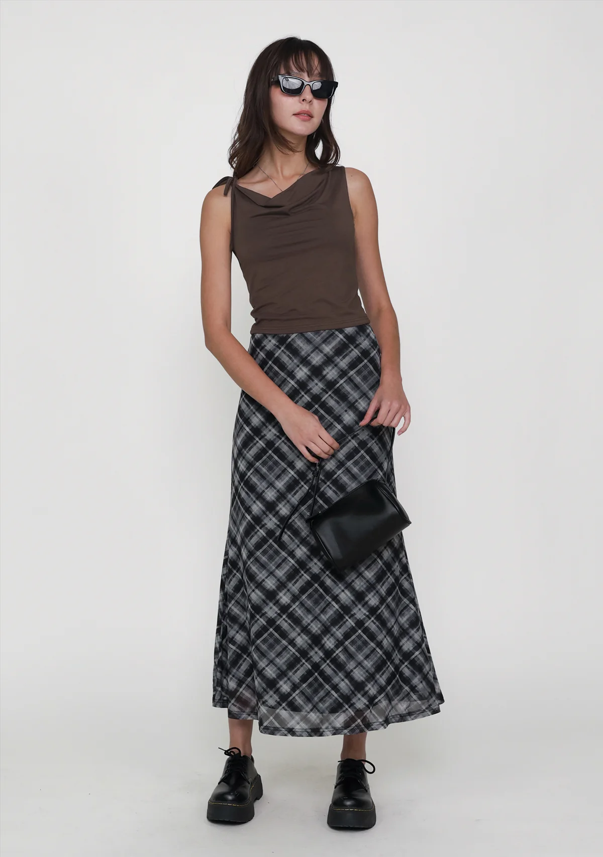 Saki Ribbon Cowl Neck Top - Image 13