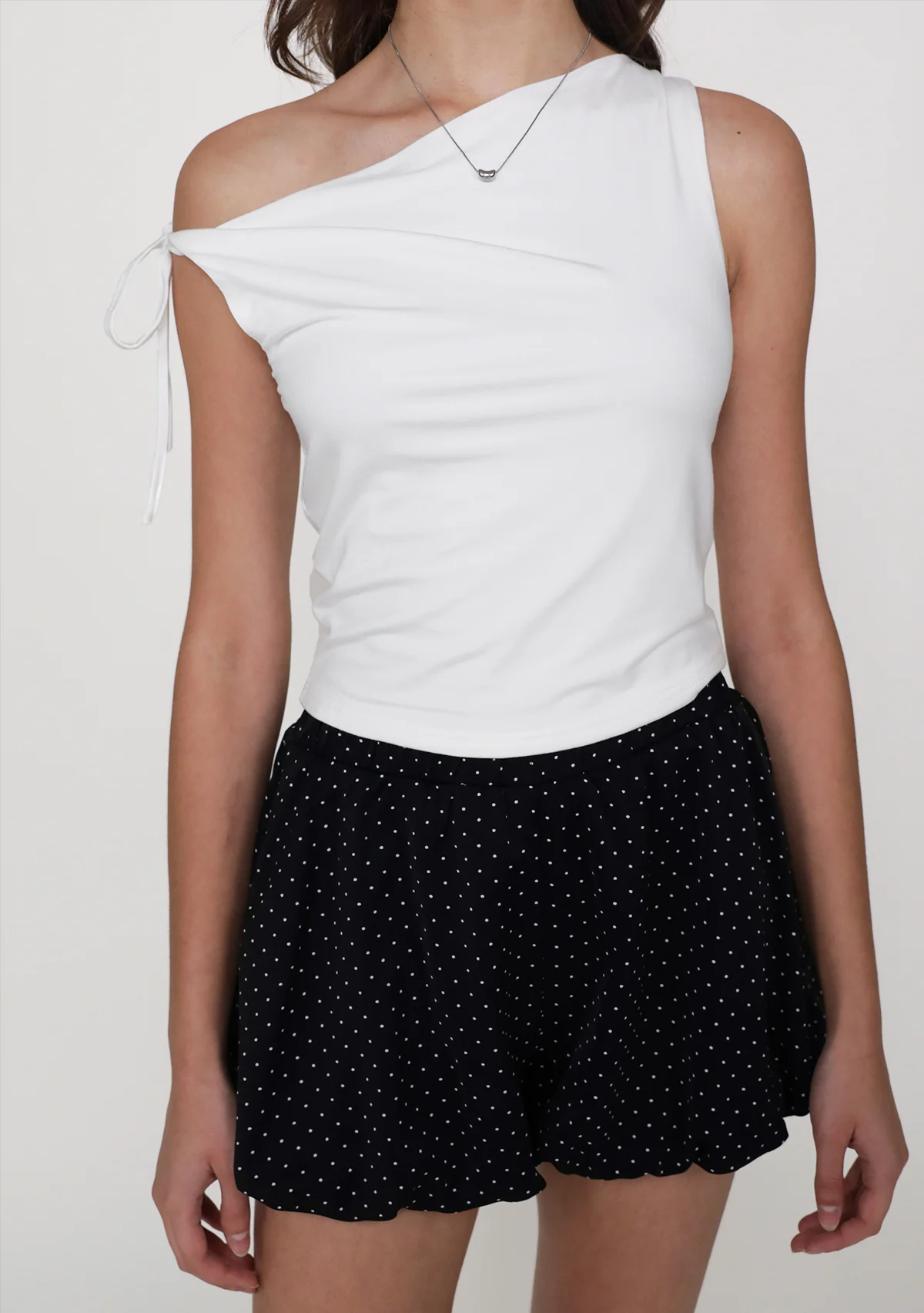 Saki Ribbon Cowl Neck Top - Image 7