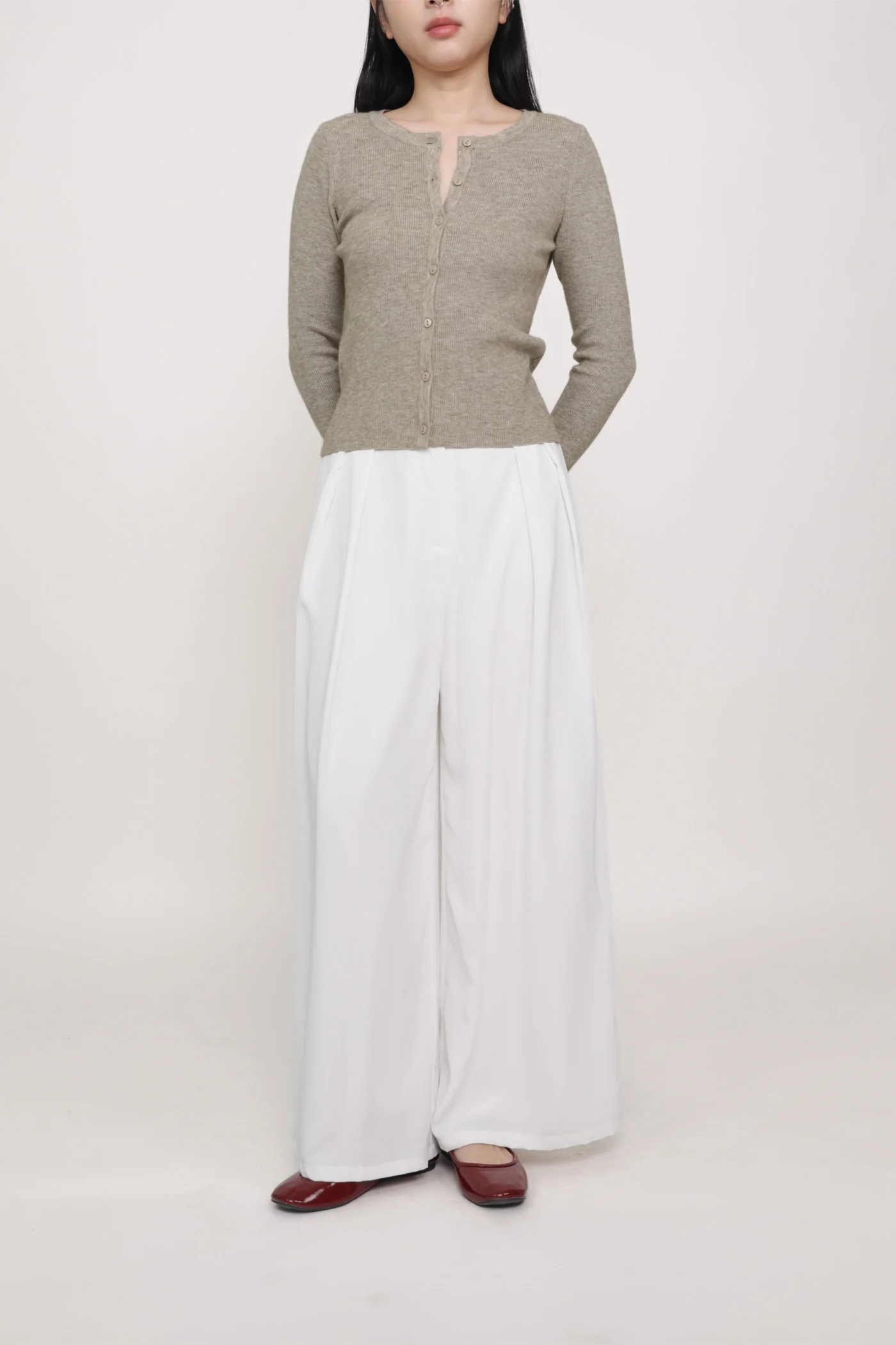 Samuel Pleated Wide Leg Pants - Image 10