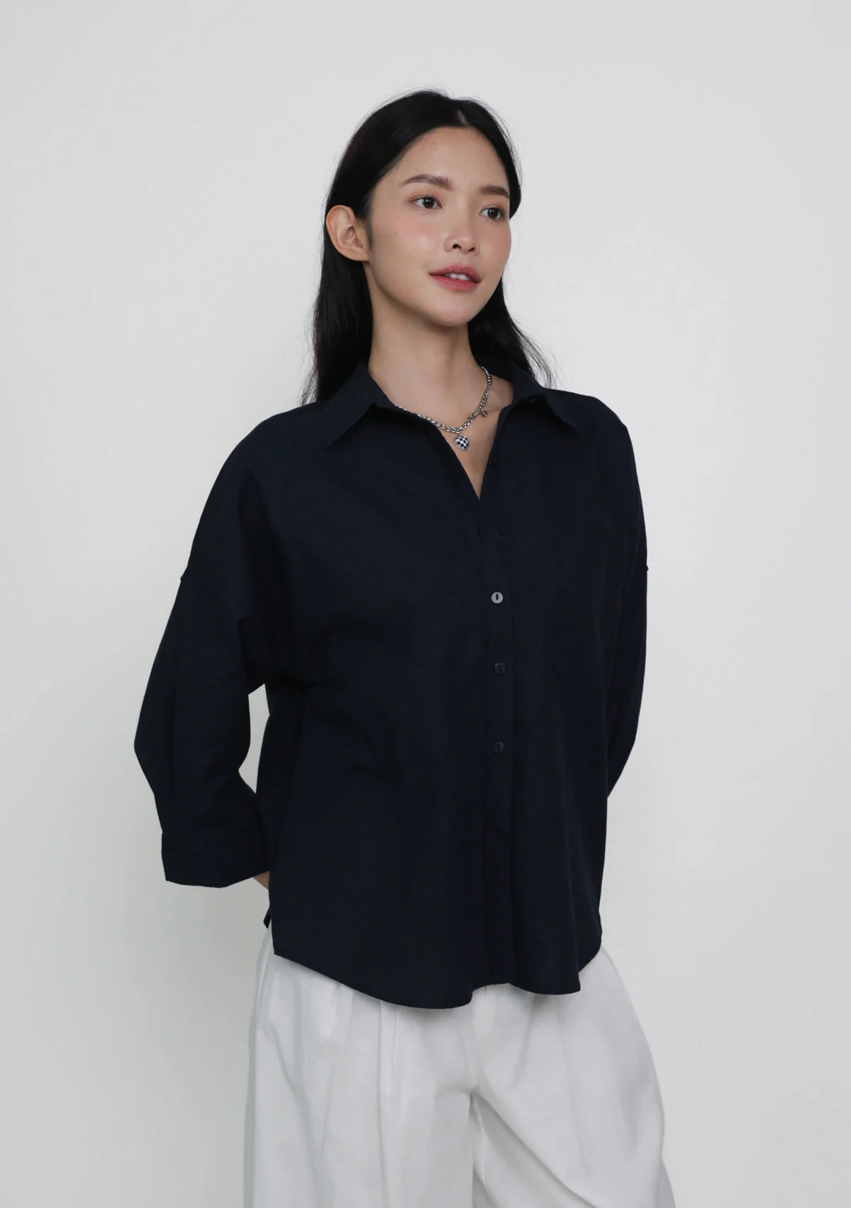 Sanford Boyfriend Shirt (Linen) - Image 11