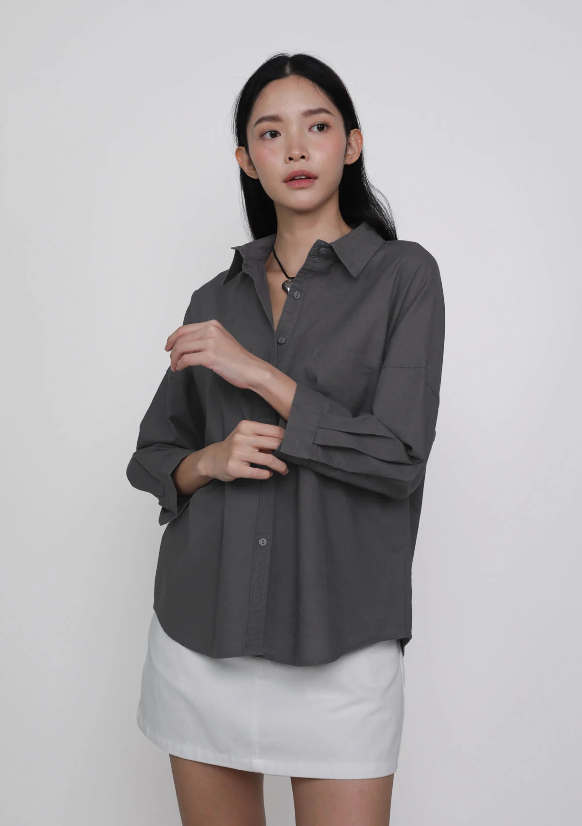 Sanford Boyfriend Shirt (Linen) - Image 21