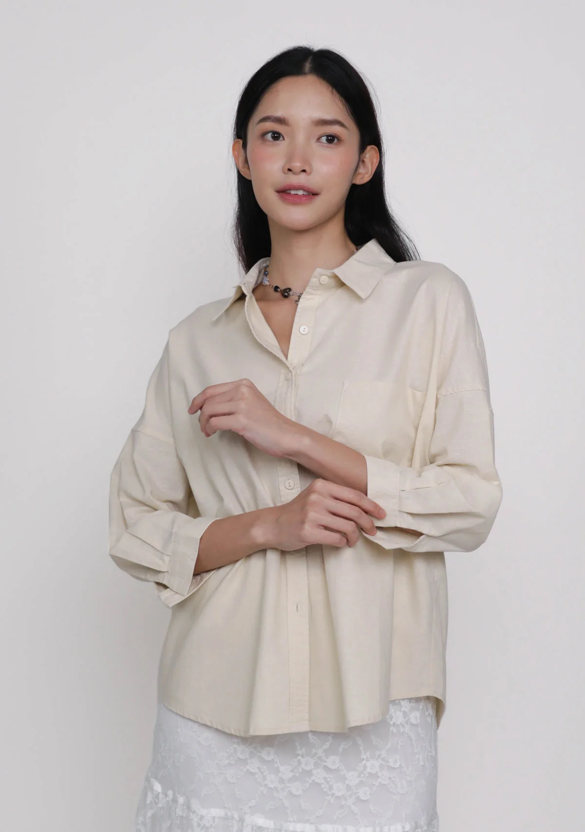 Sanford Boyfriend Shirt (Linen) - Image 29