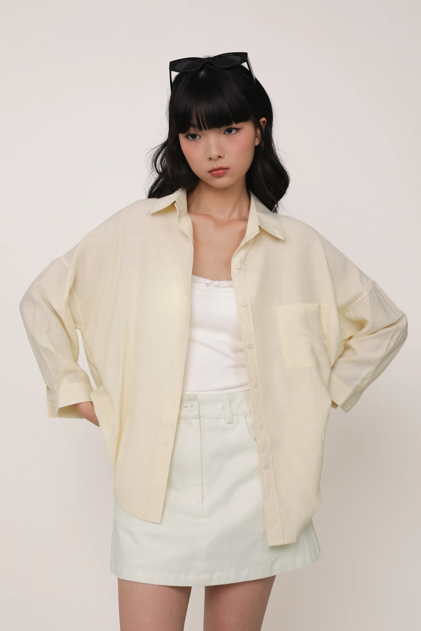Sanford Boyfriend Shirt (Sheer) - Image 11