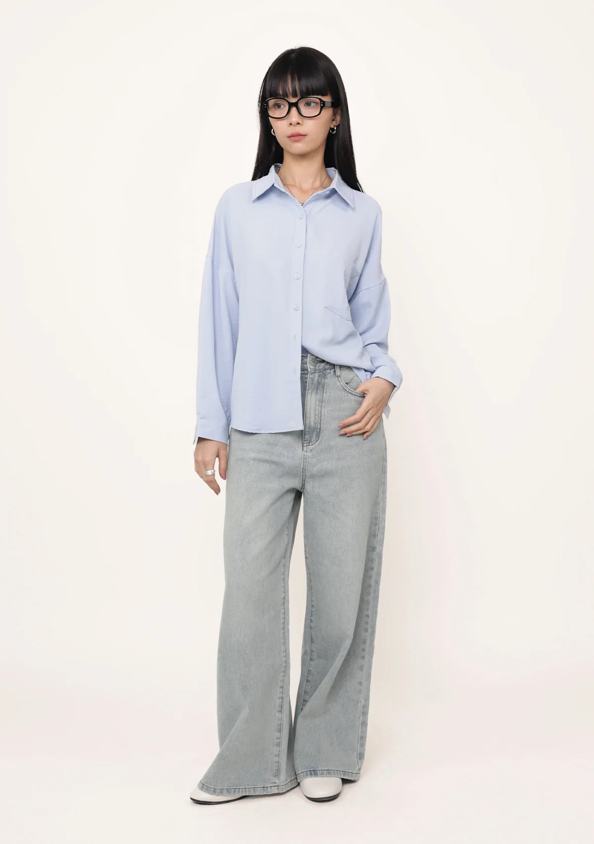 Sanford Boyfriend Shirt (Textured) - Image 4