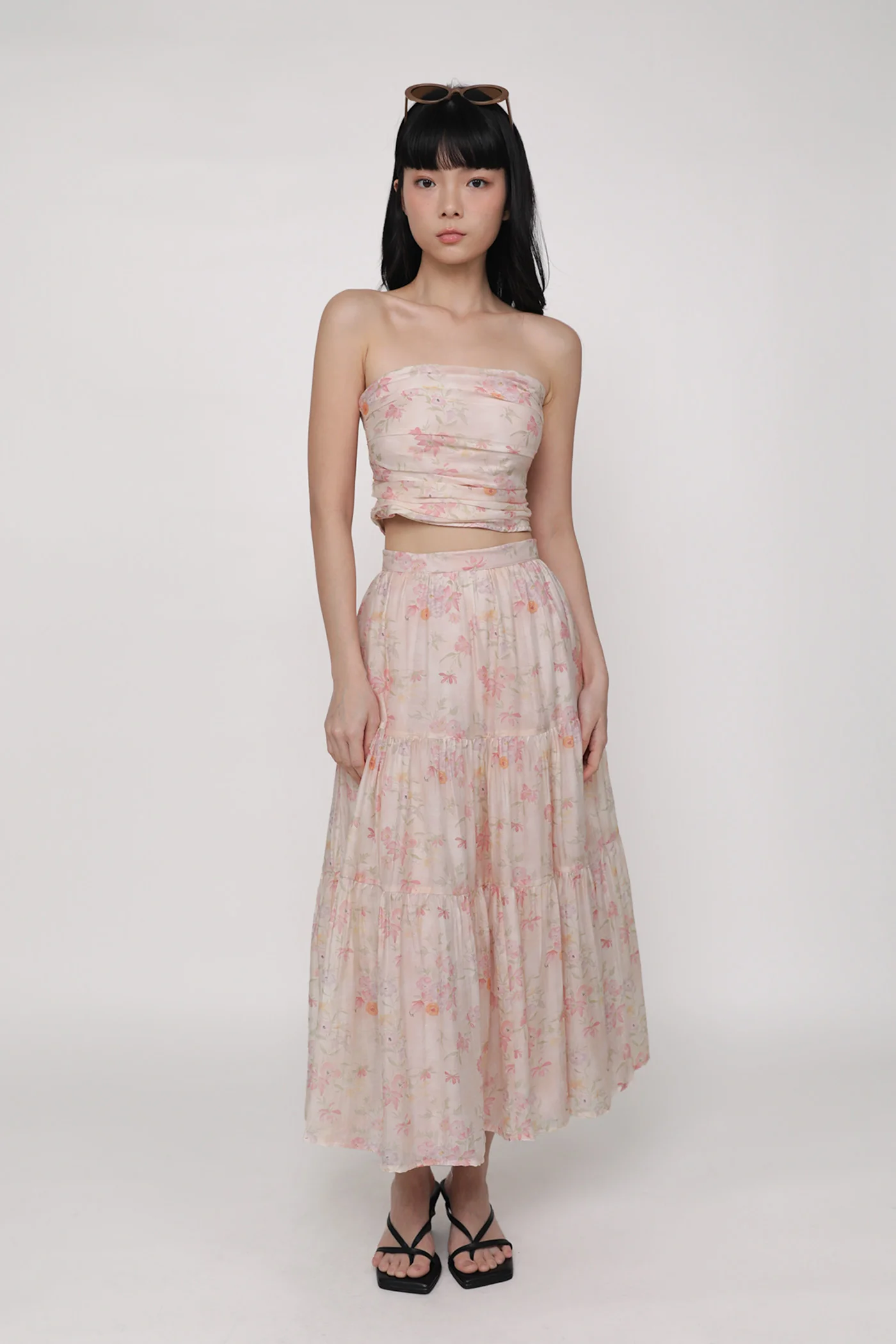 Selena Tiered Midi Skirt - Image 13