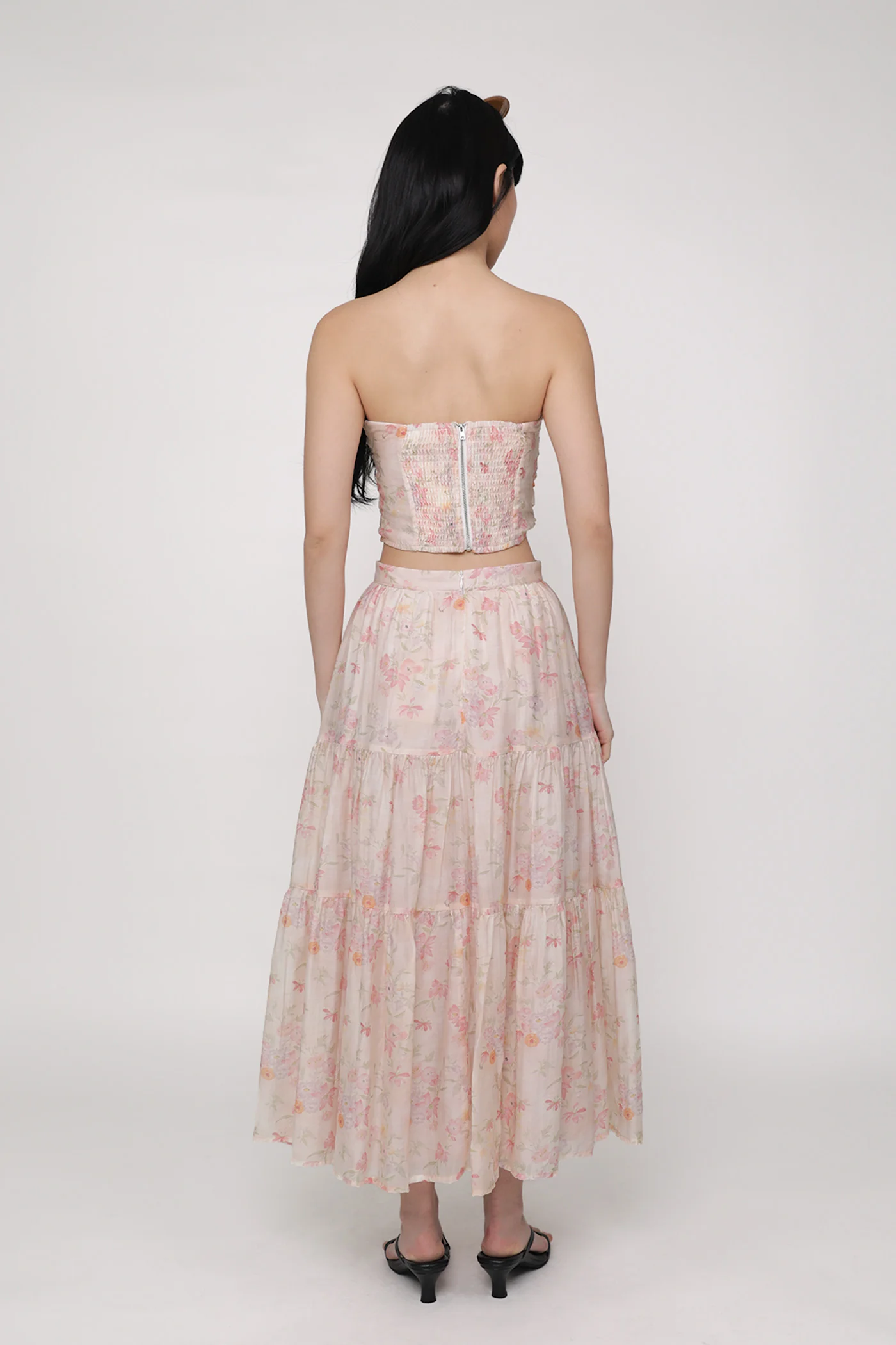 Selena Tiered Midi Skirt - Image 14