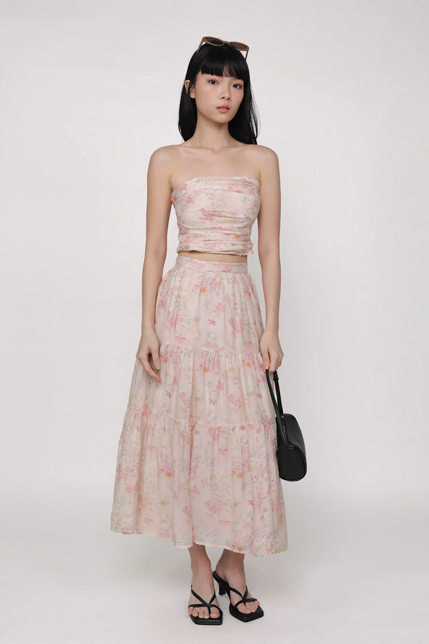 Selena Tiered Midi Skirt - Image 6