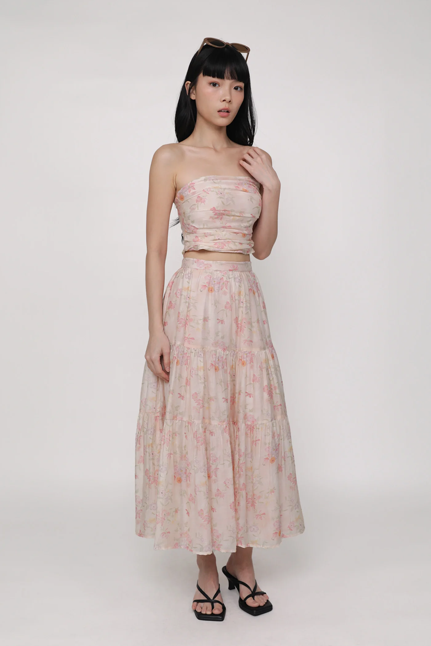 Selena Tiered Midi Skirt - Image 7